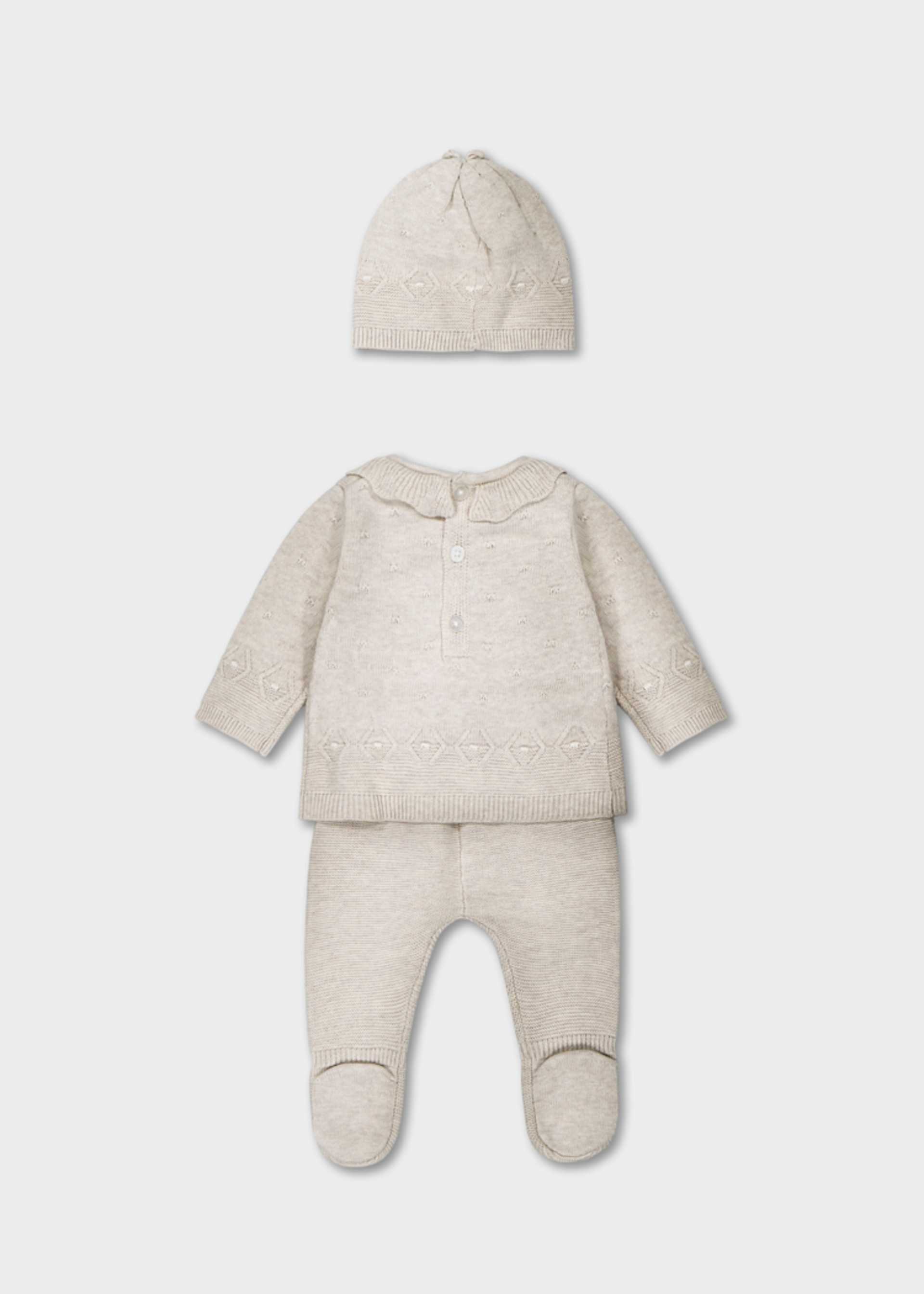 Newborn 3-piece tricot set