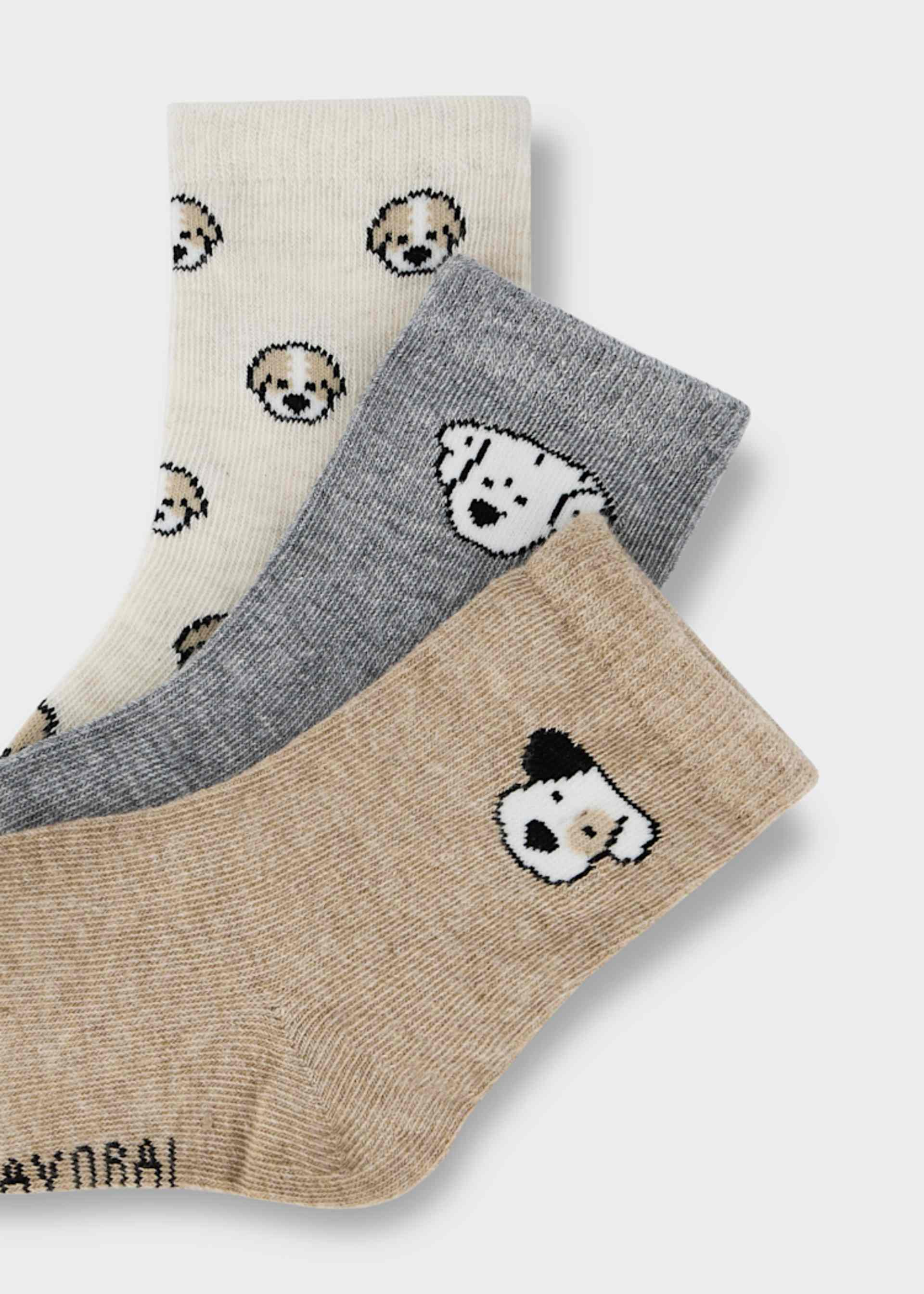 Socken 3er-Set Tierchen Baby