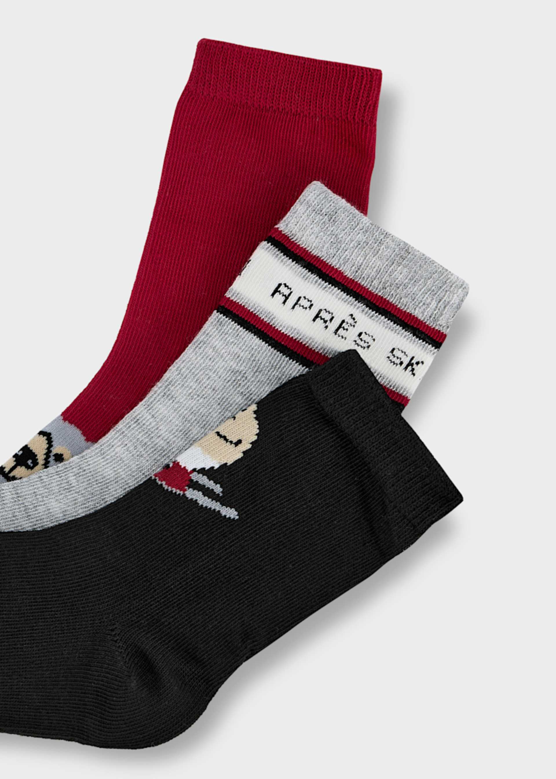 Set of 3 boys' socks