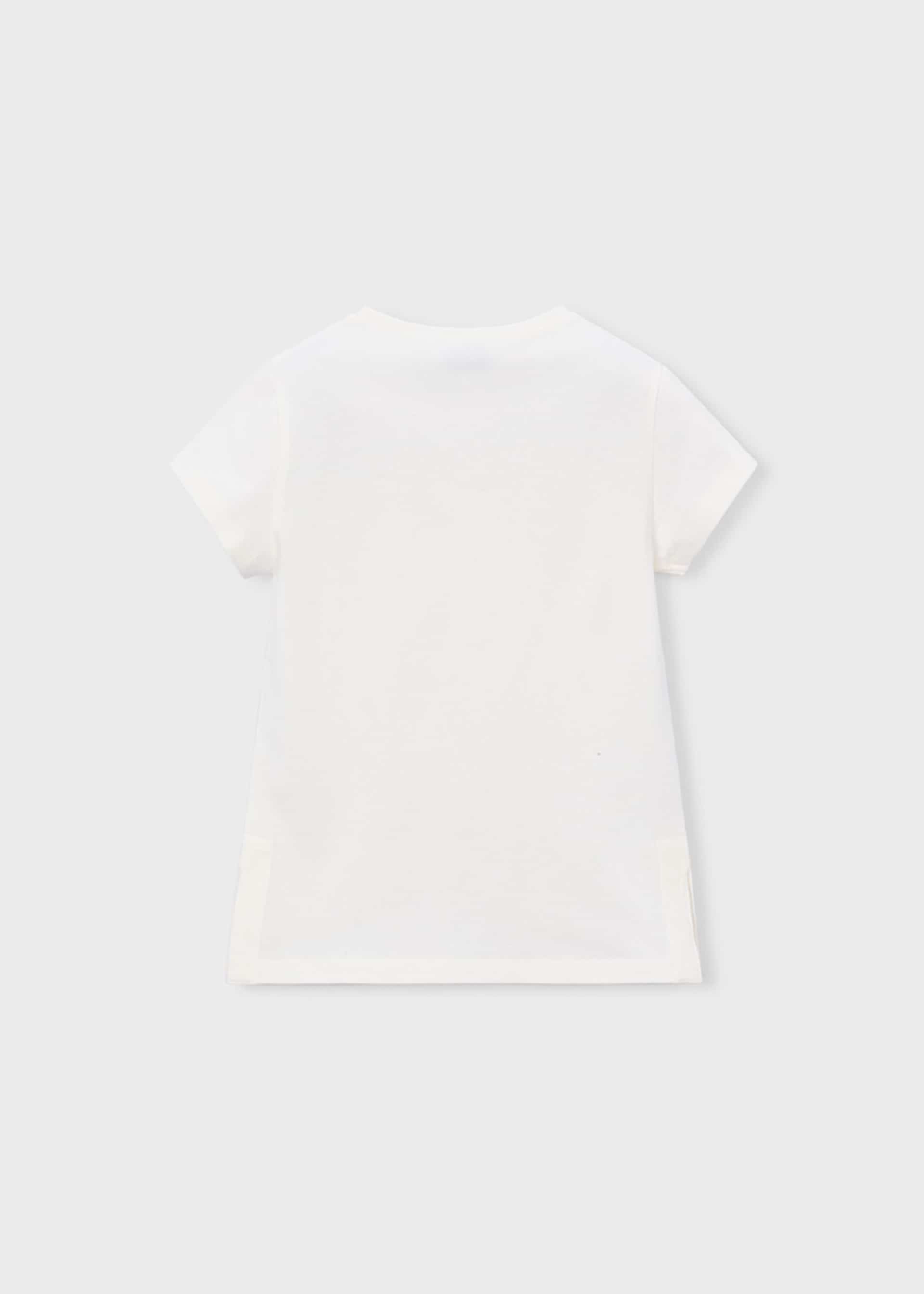 Girls' short-sleeved printed T-shirt