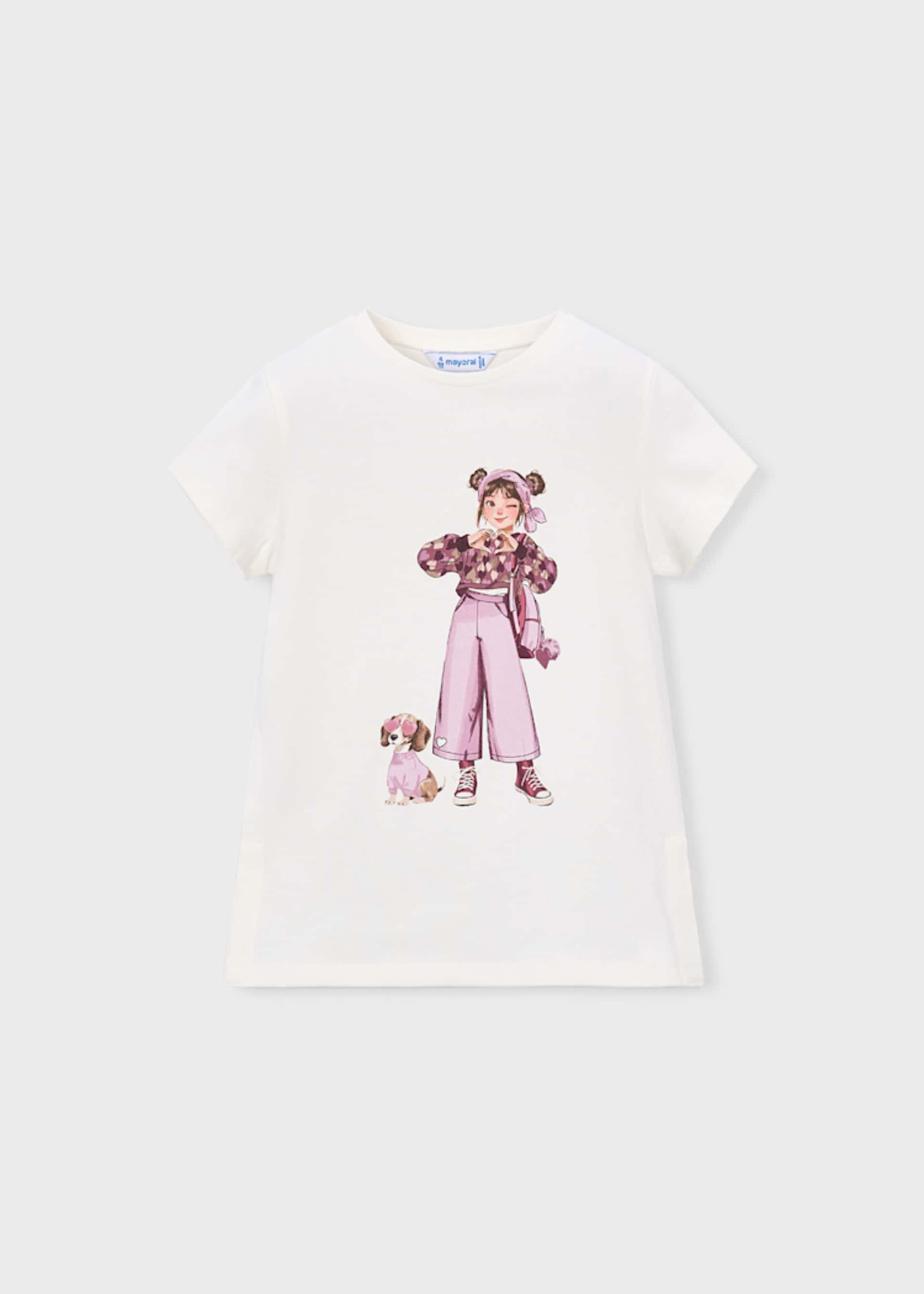 Shirt Printmotiv Mädchen