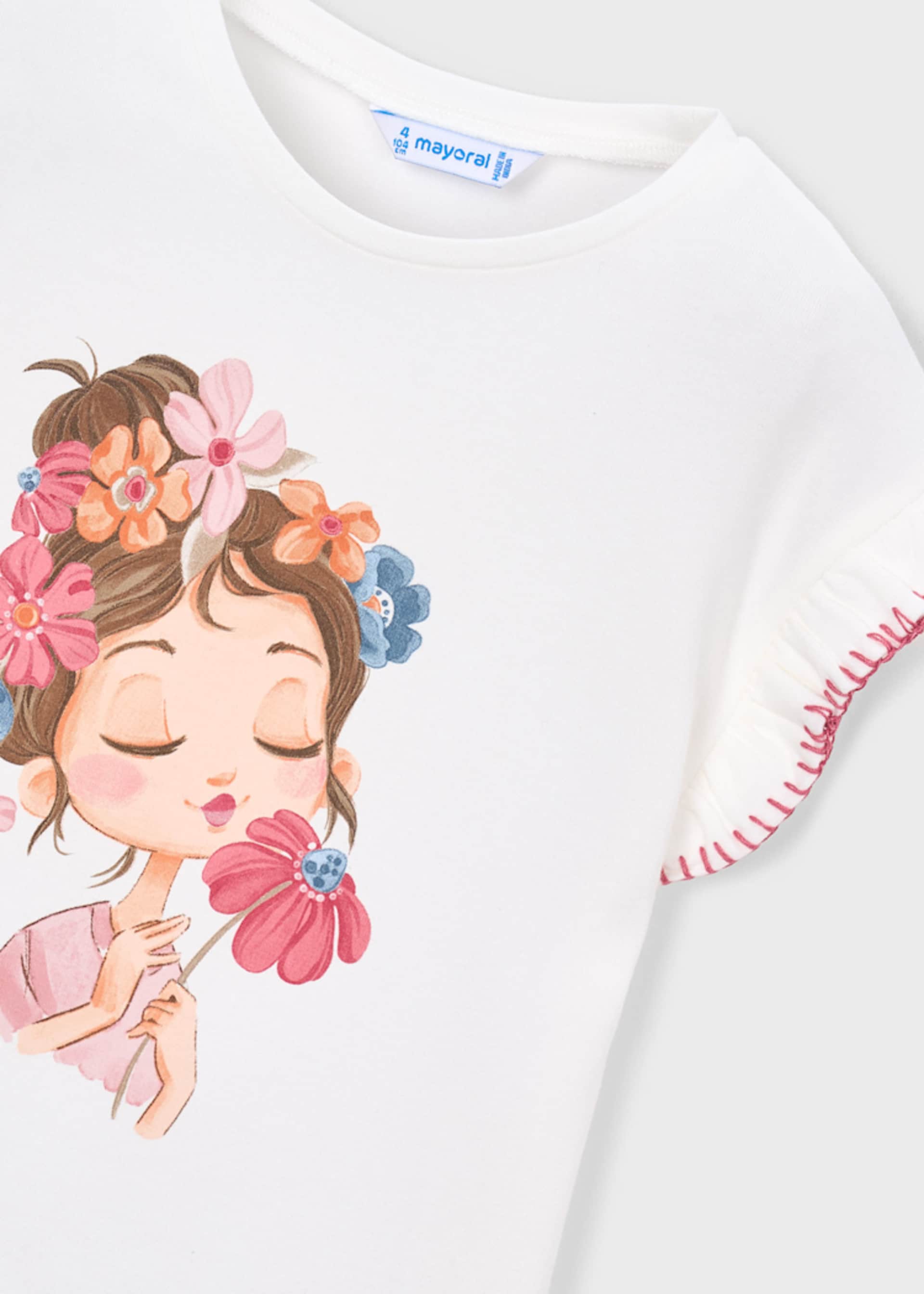 Shirt Rüschenärmeln Mädchen