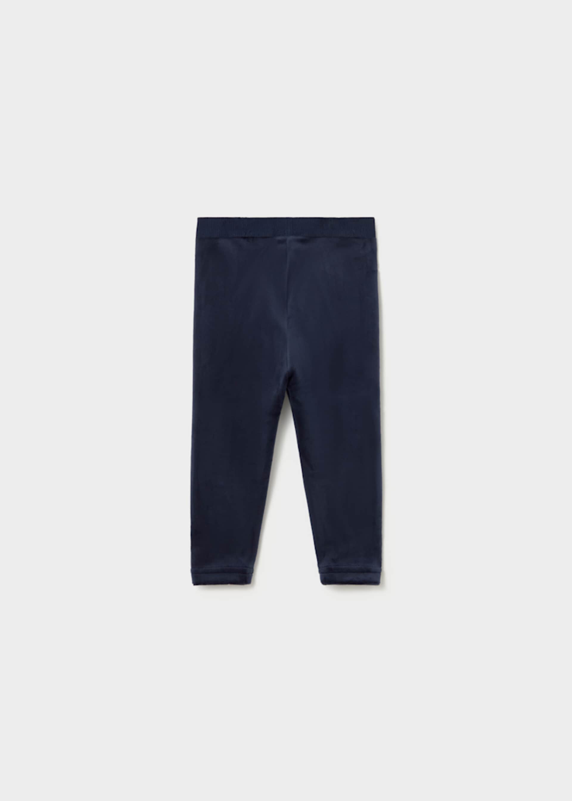 Leggings terciopelo básico bebé