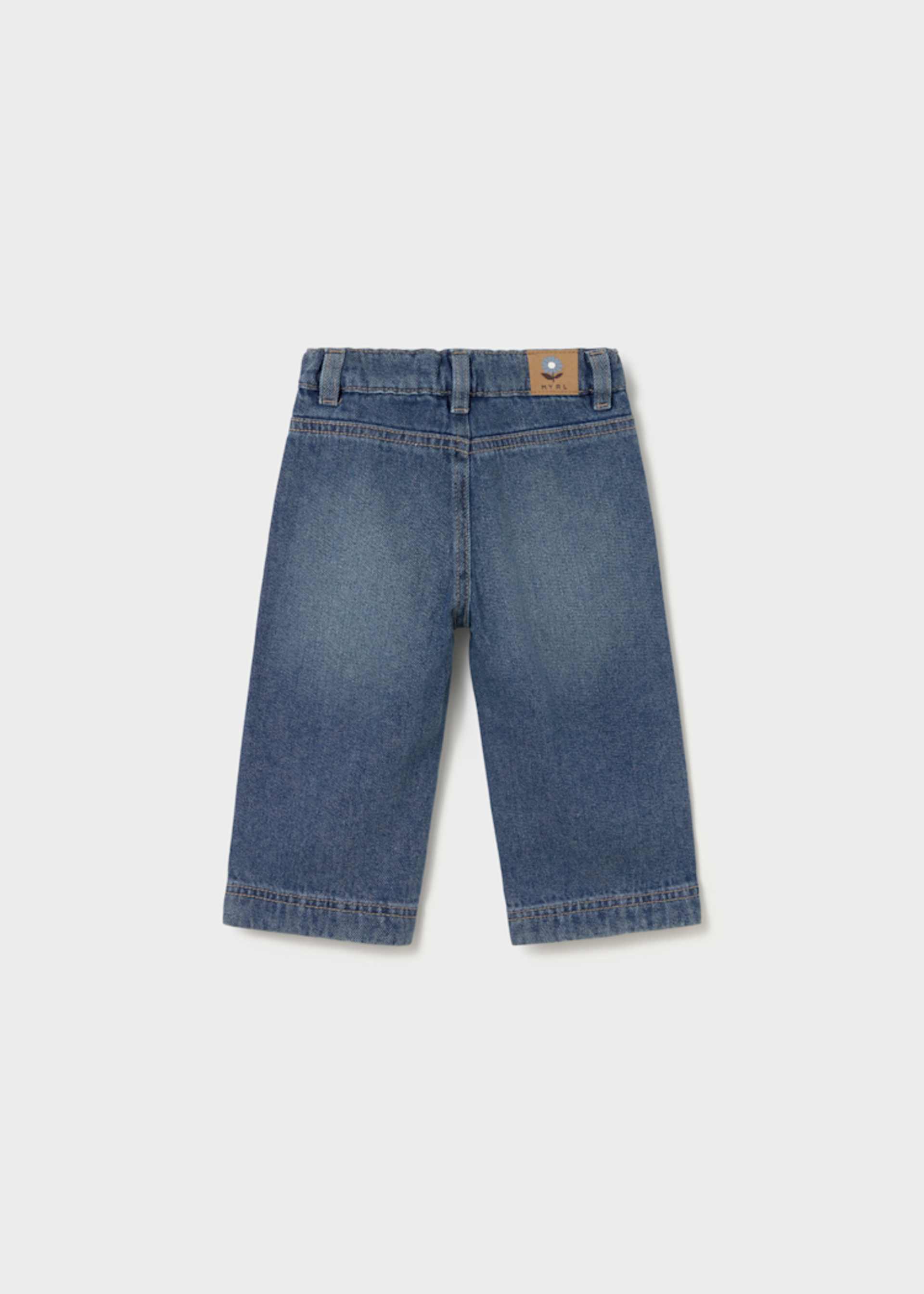 Pantalón de mezclilla bolsillos bebé
