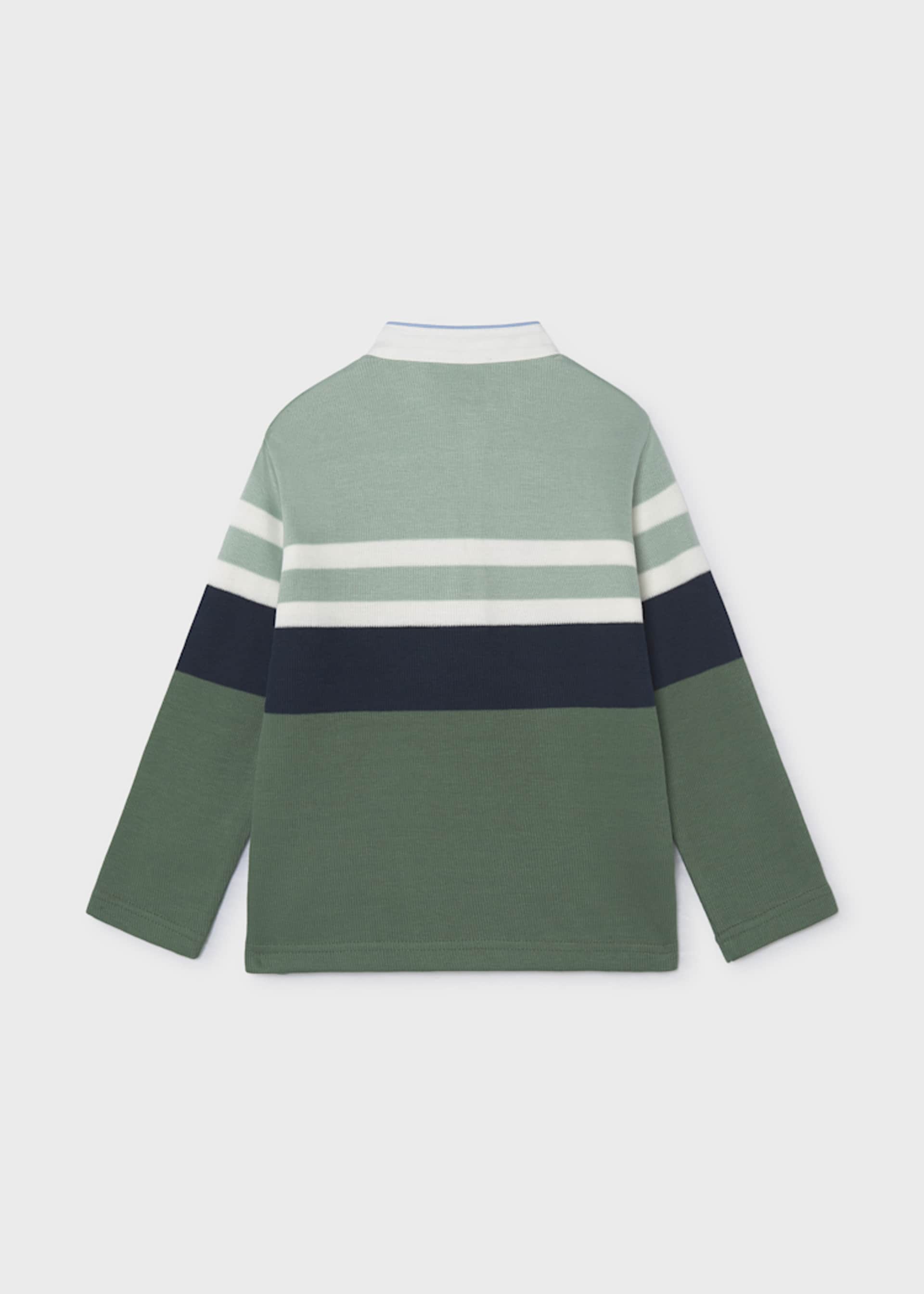 Poloshirt gestreift Maokragen Jungen