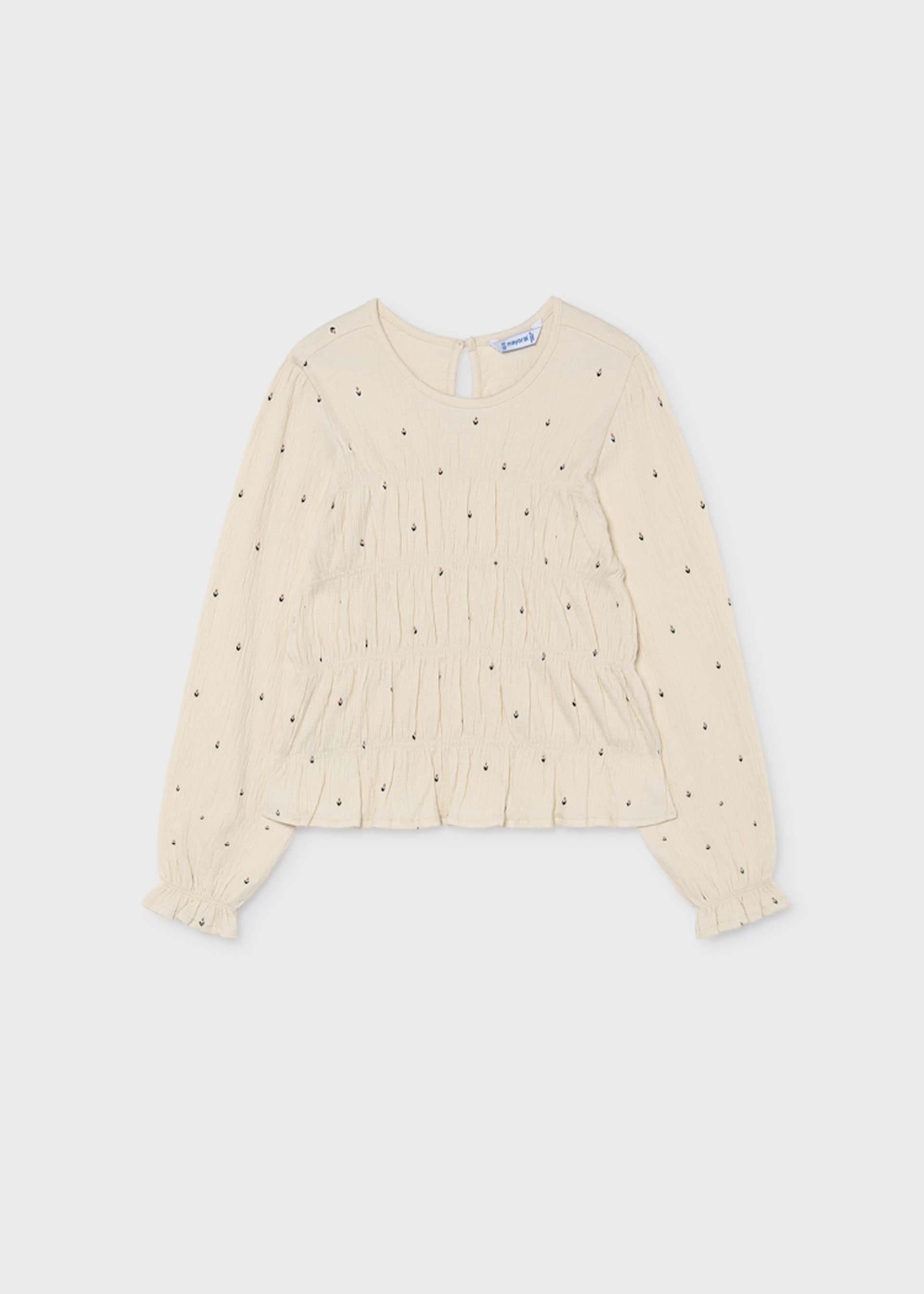 Bluse gemustert Teenager Mädchen Bluse gemustert Teenager Mädchen