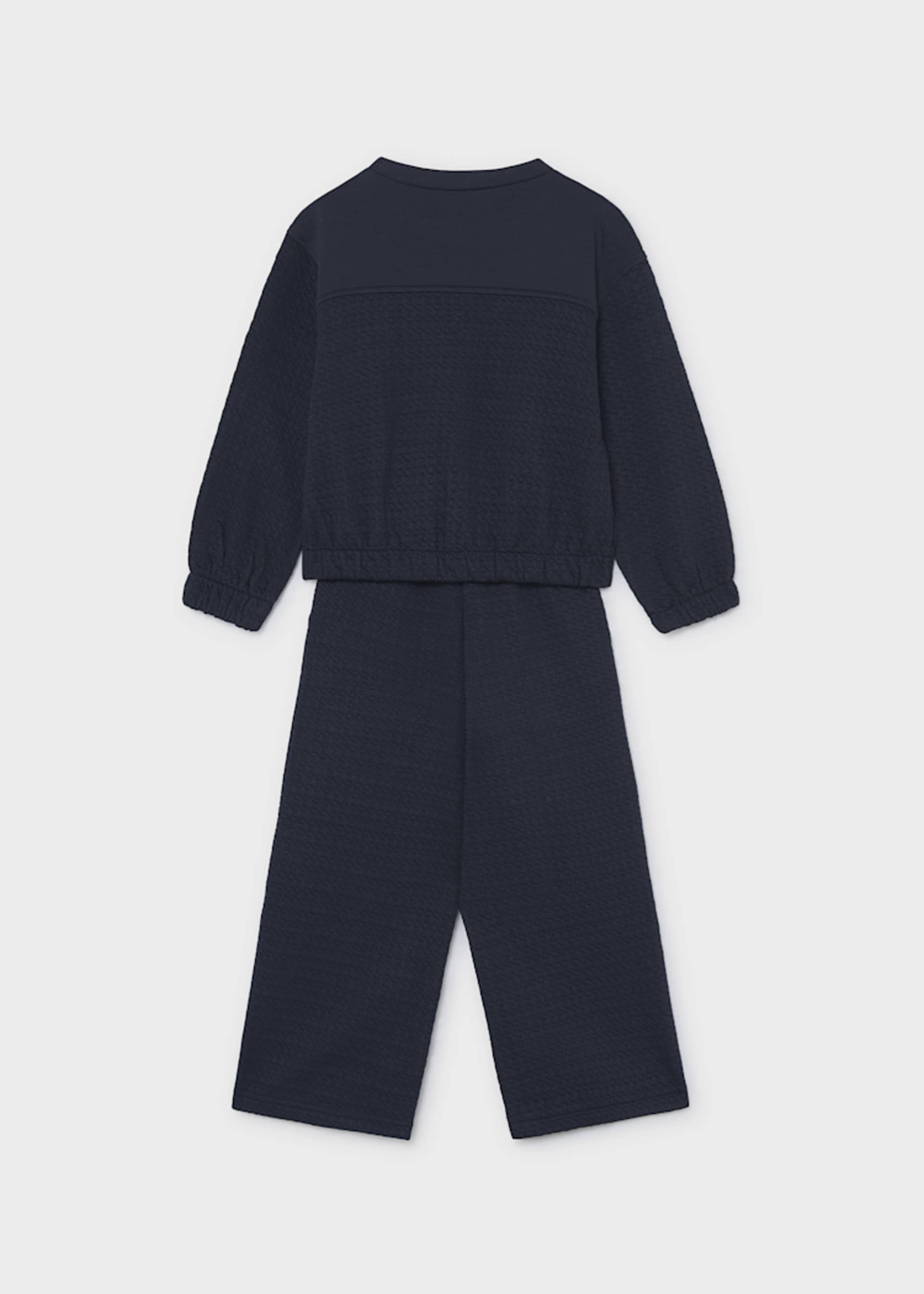 Girl Pocket Sweatshirt and Pants Set