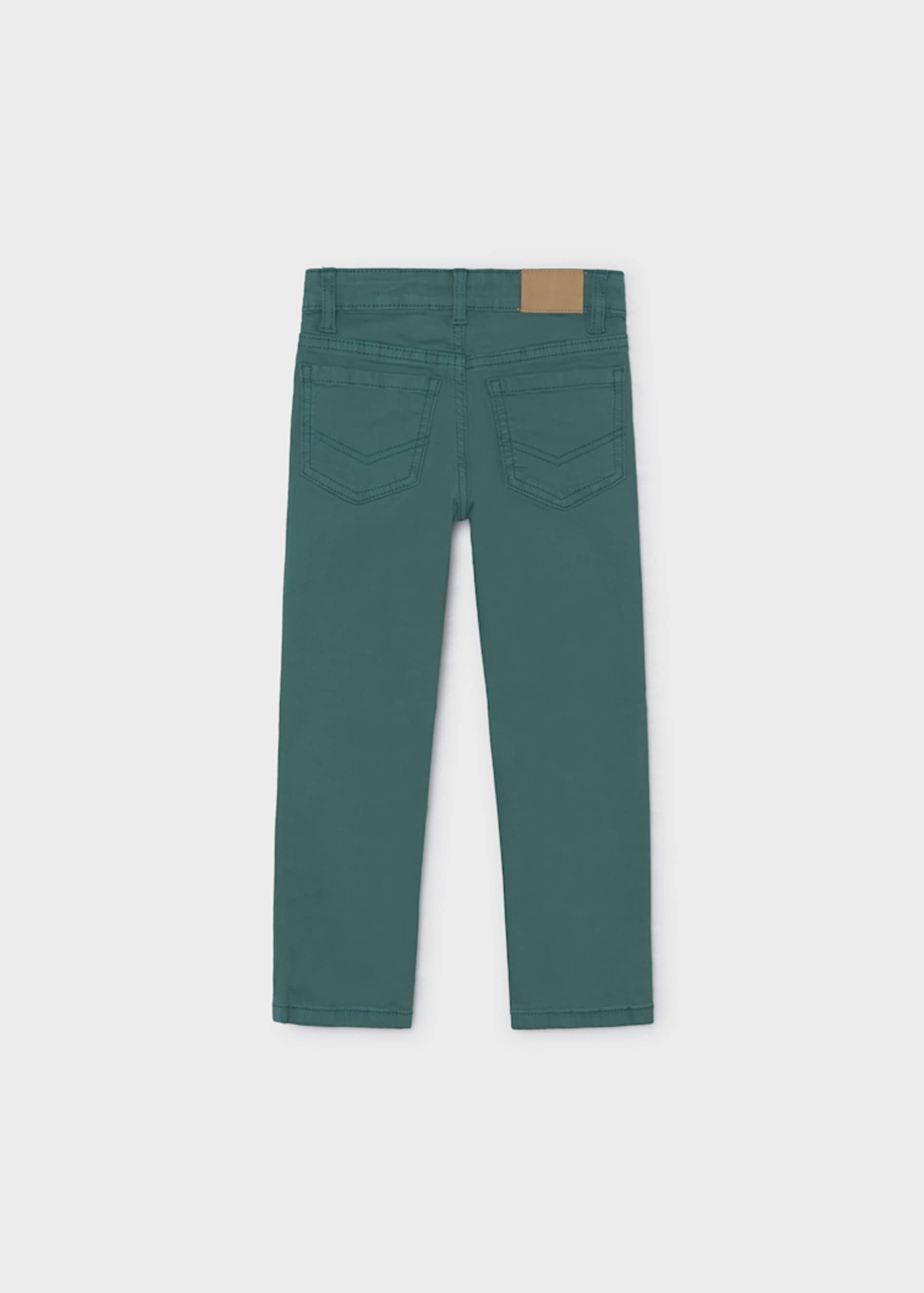Basic slim-fit trousers with pockets for boys
