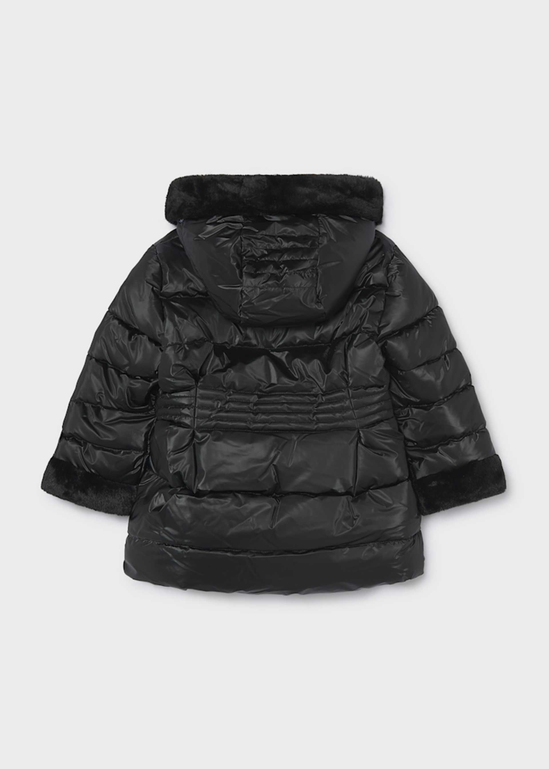 Girl metallic coat