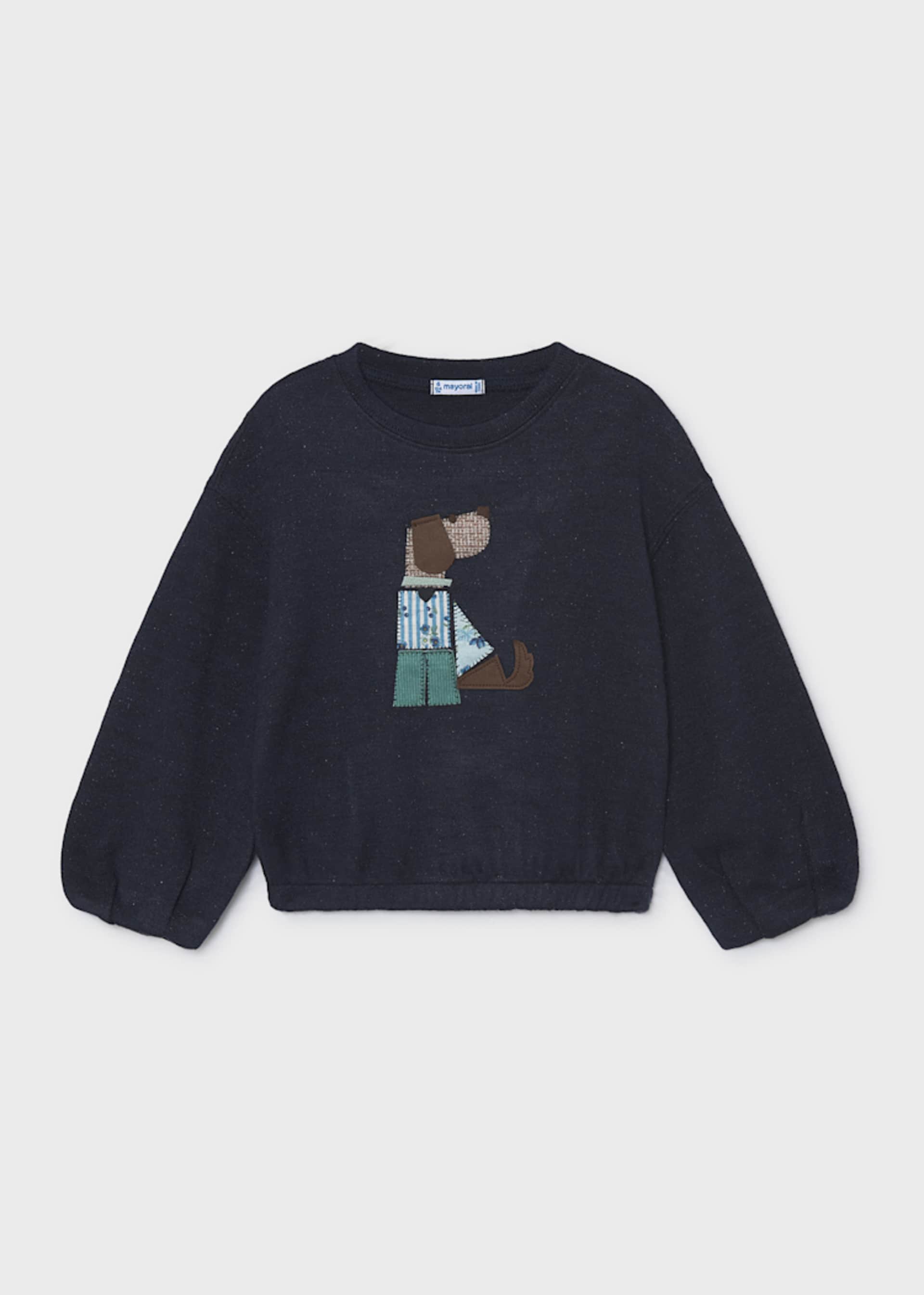 Bluza trykotowa Dog dla dziewczynki