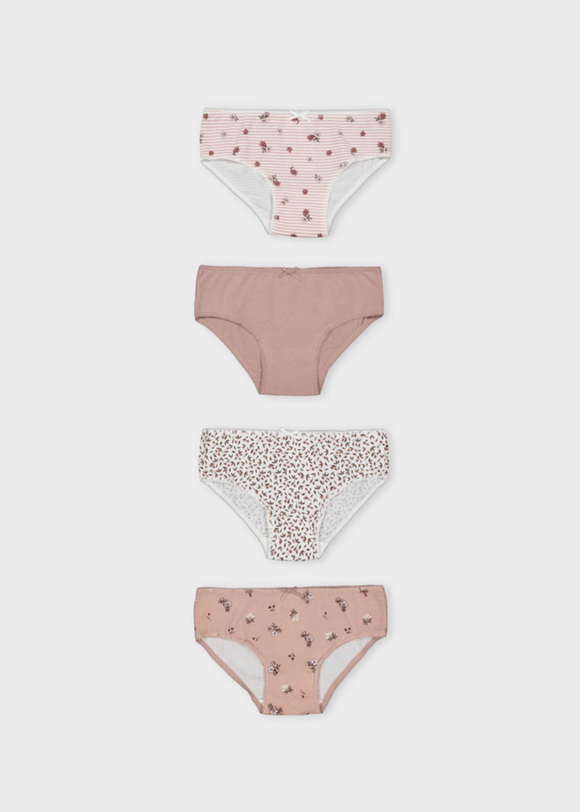 Set 4 braguitas niña