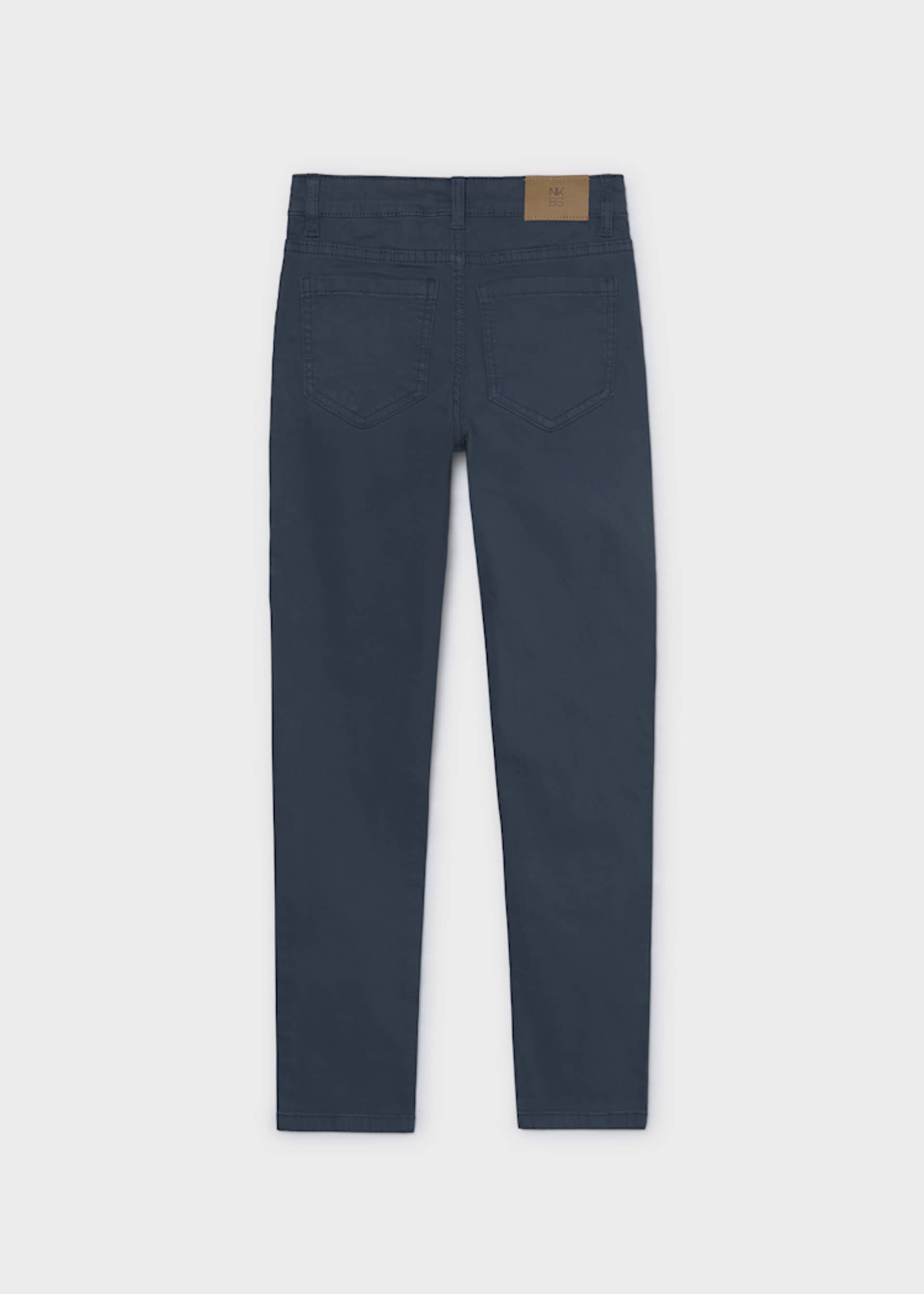 Men's basic slim-fit trousers