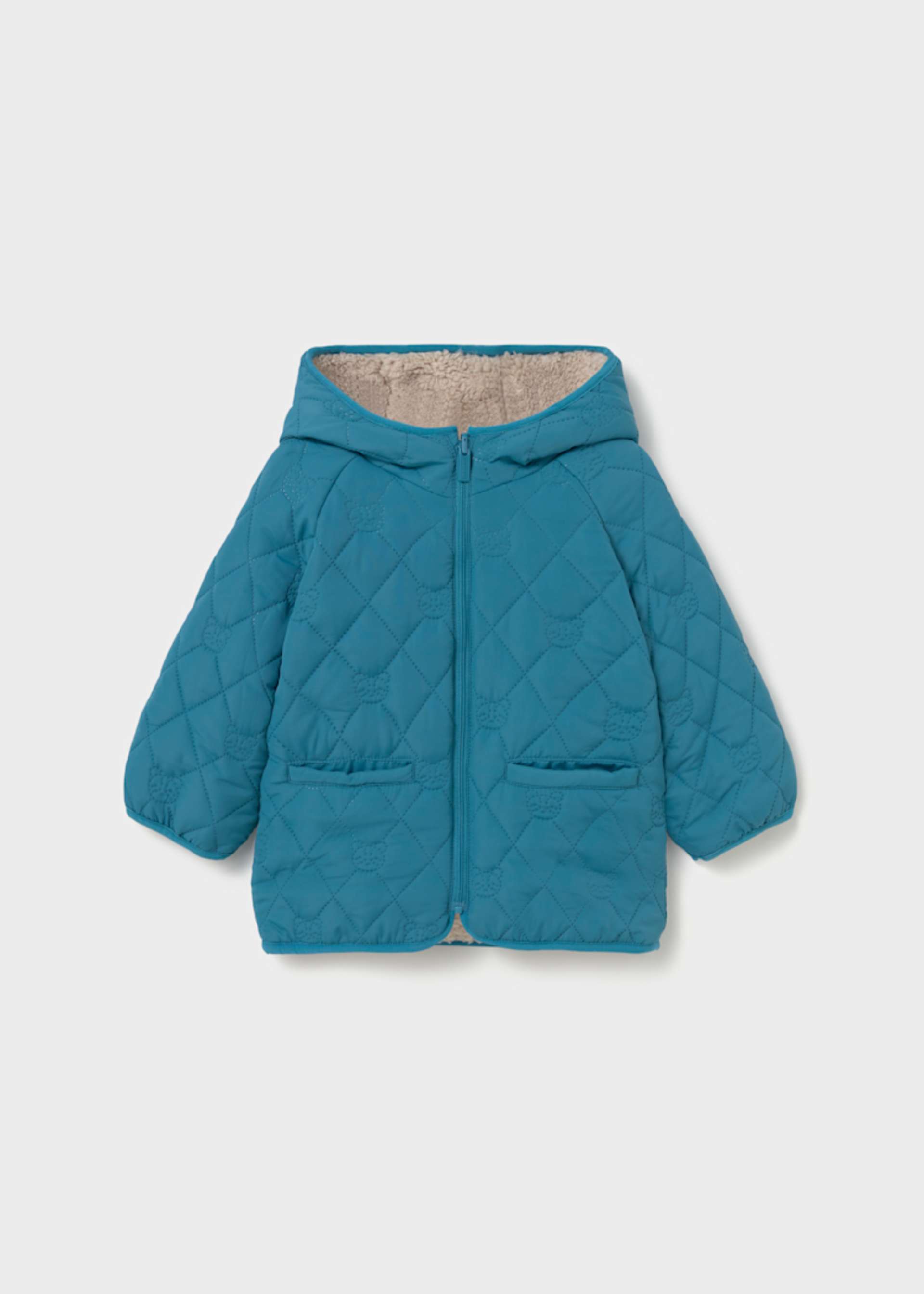Chaquetón borrego reversible bebé Chaquetón borrego reversible bebé