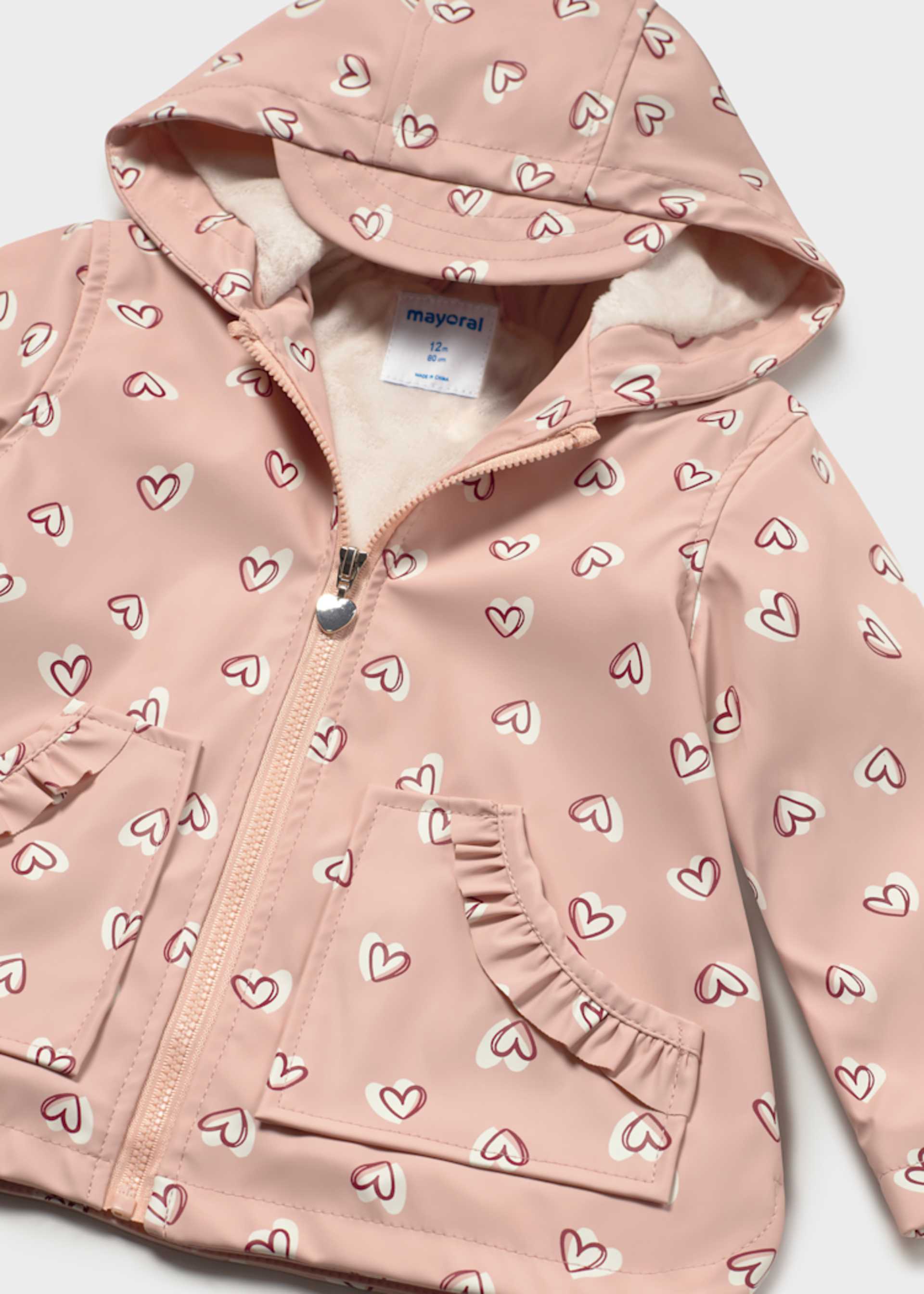 Printed baby raincoat