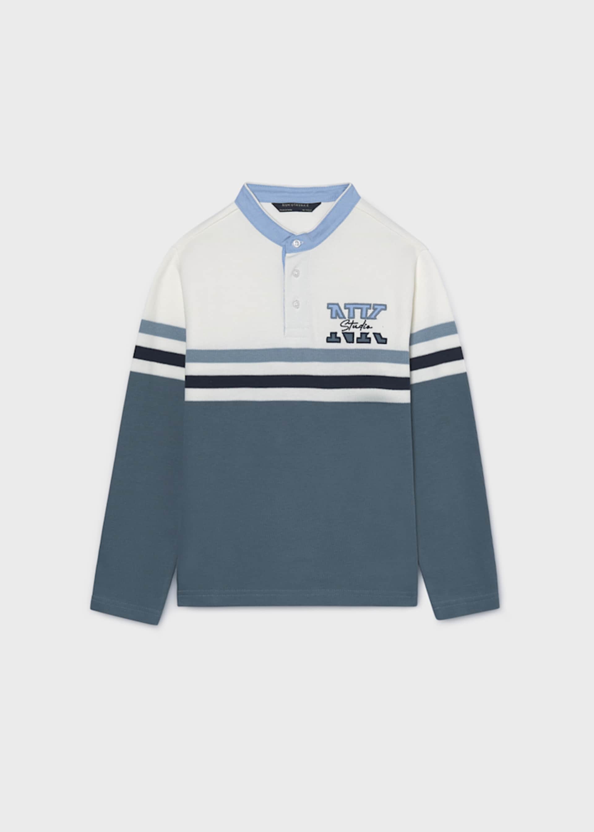 Polo colletto alla coreana ragazzo