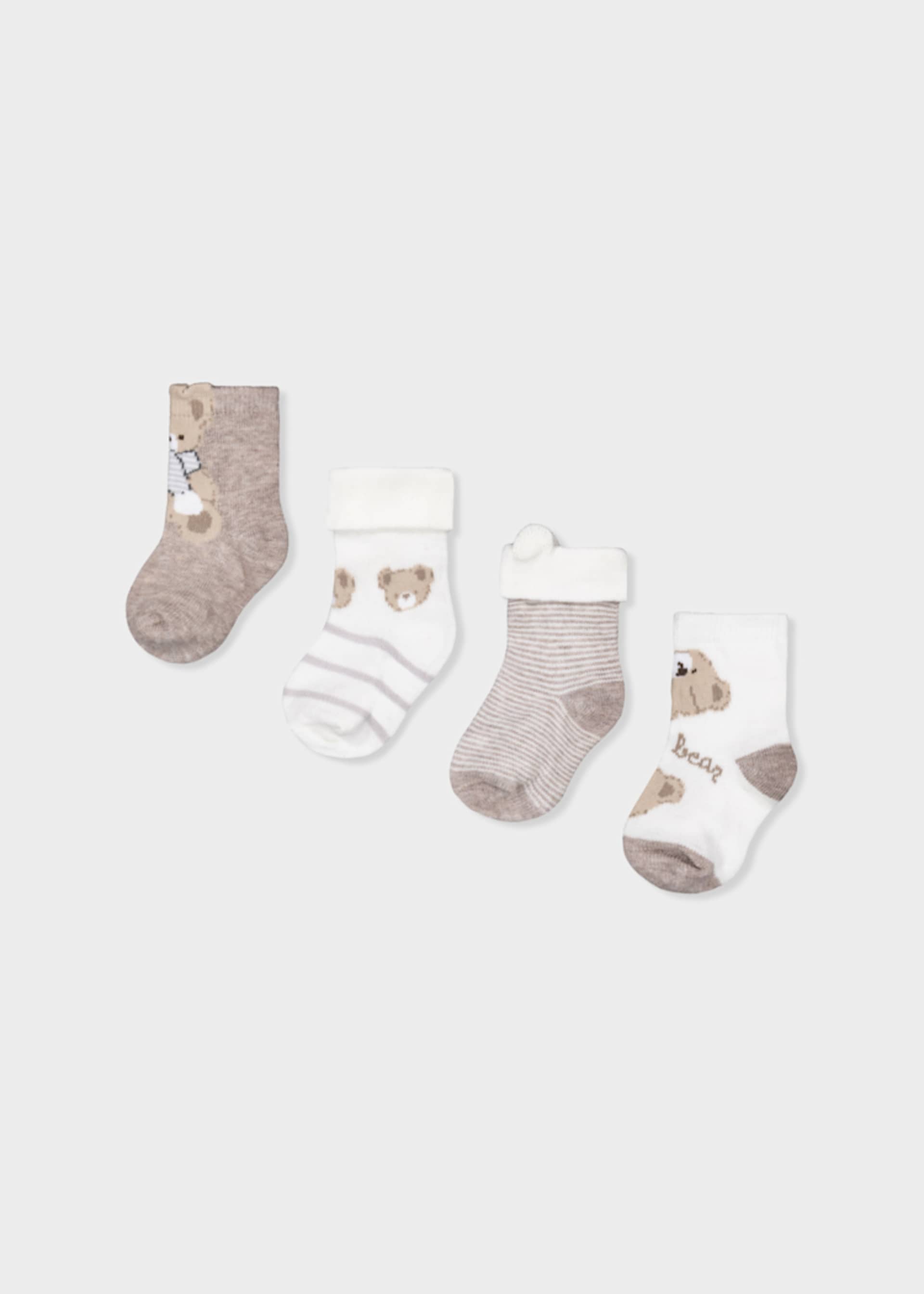 Newborn 4 Socks Pack