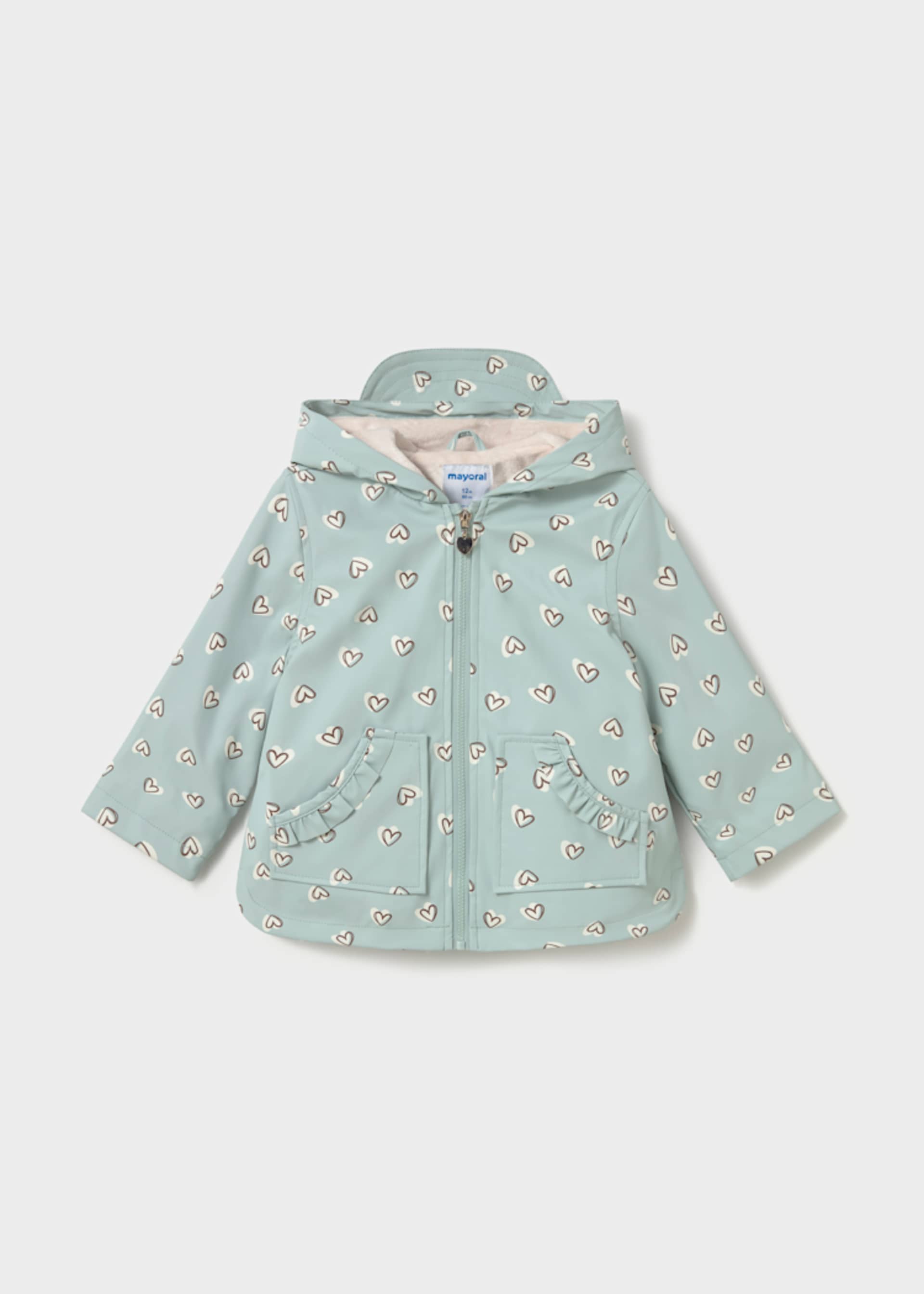 Printed baby raincoat