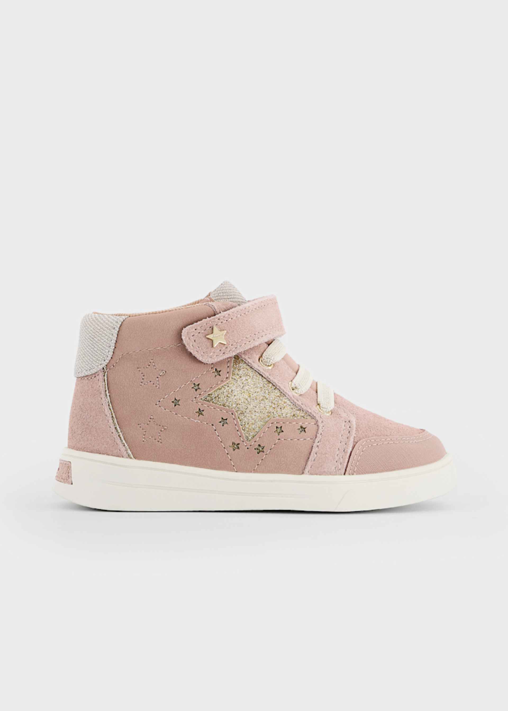 Girls' star-print trainers