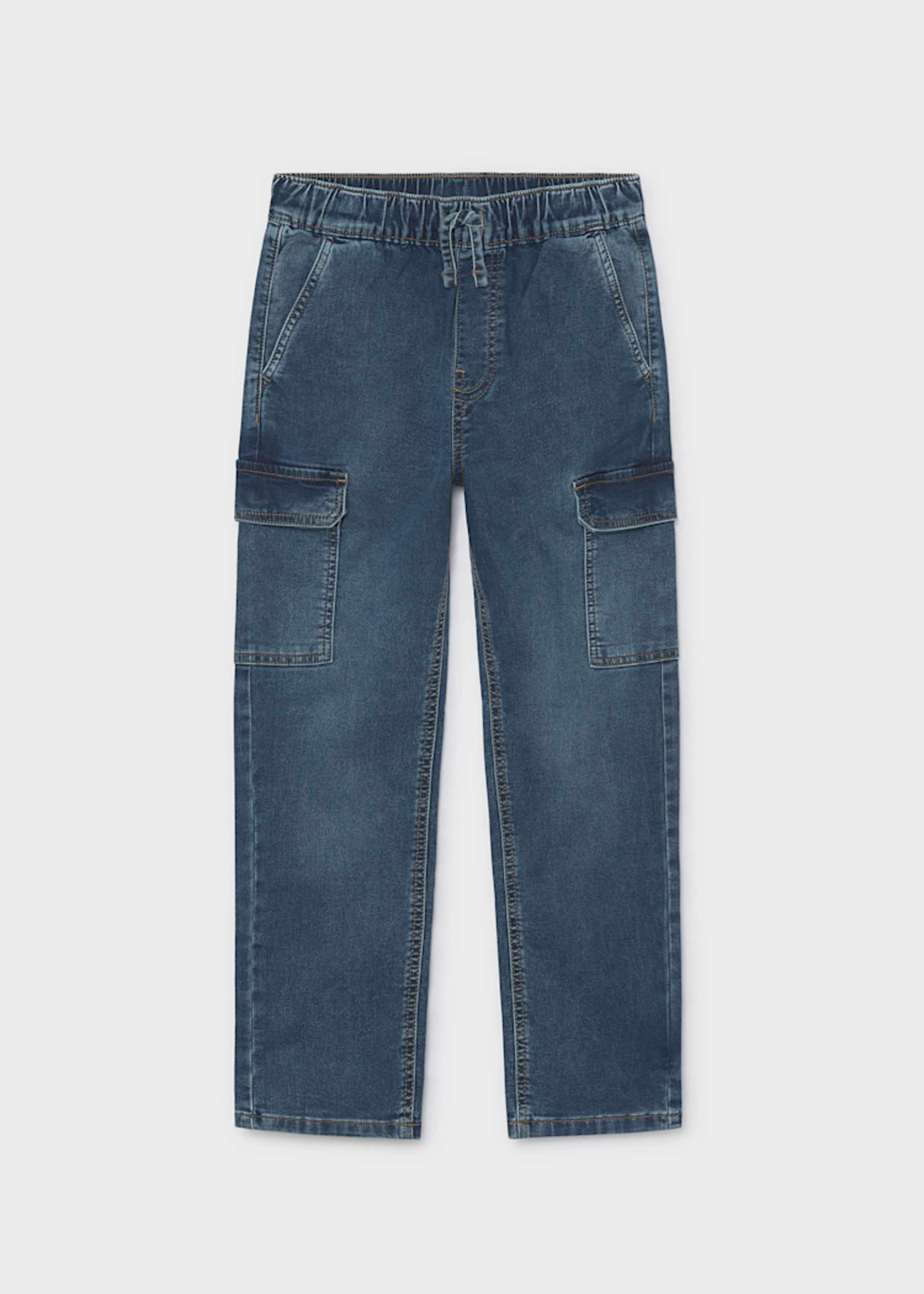 Boy Denim Jogger Pants