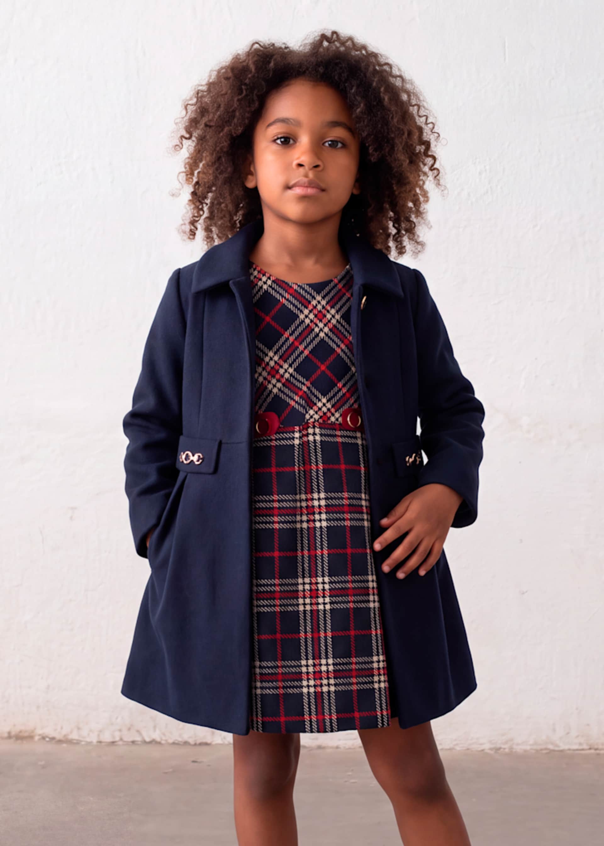 Girl Dressy Wool Coat