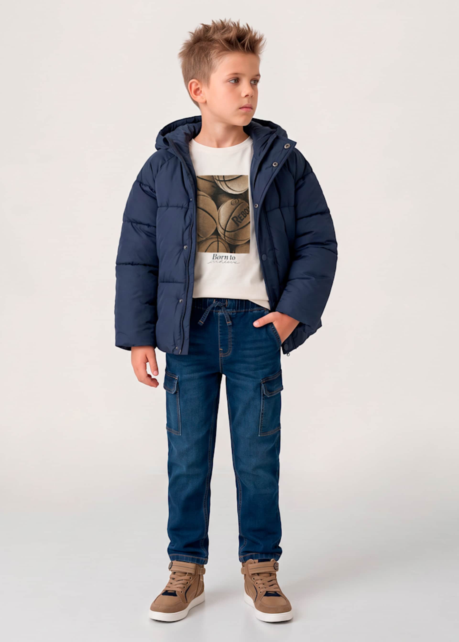 Boys' quilted jacket Boys' quilted jacket