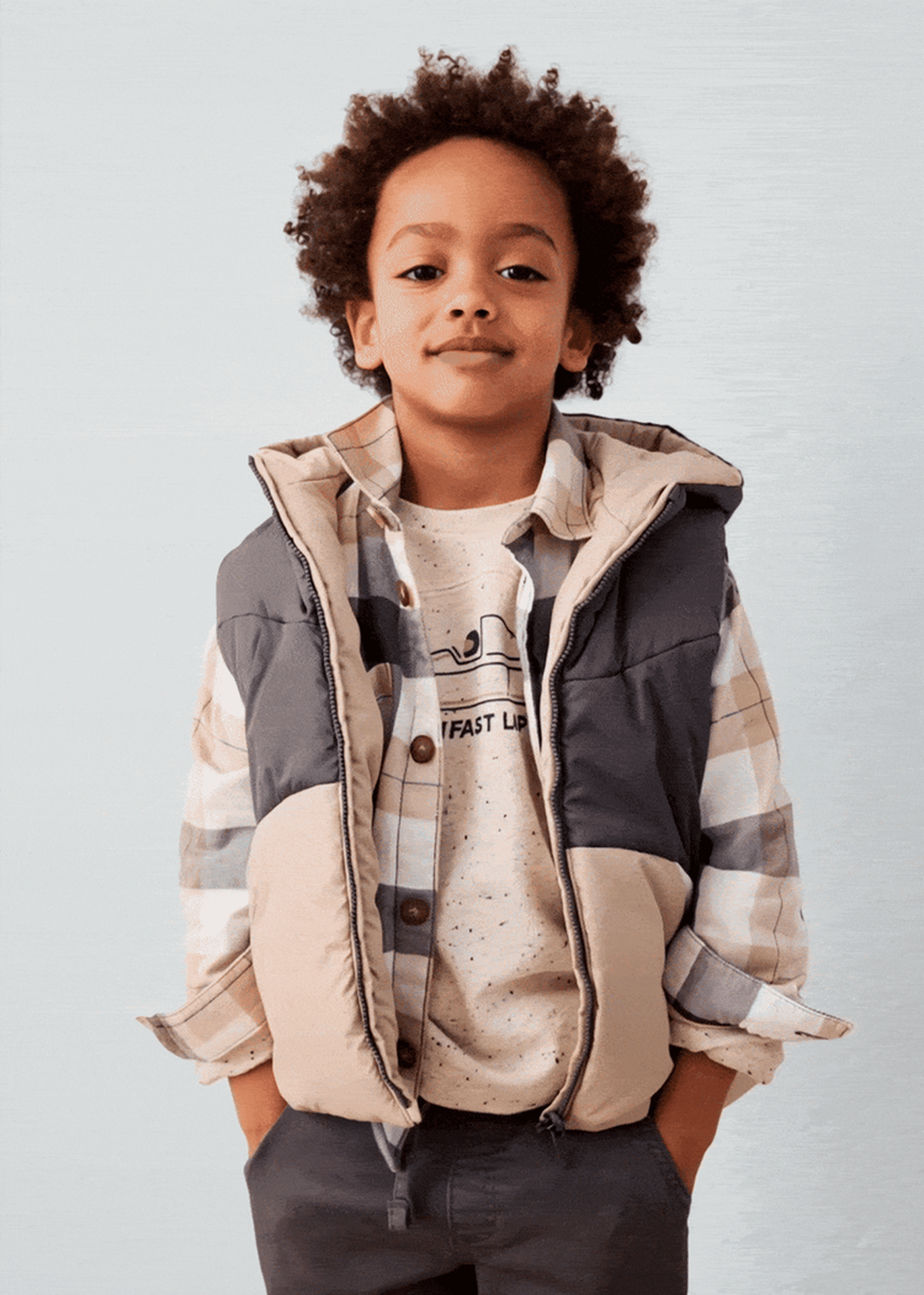 Chaleco reversible niño