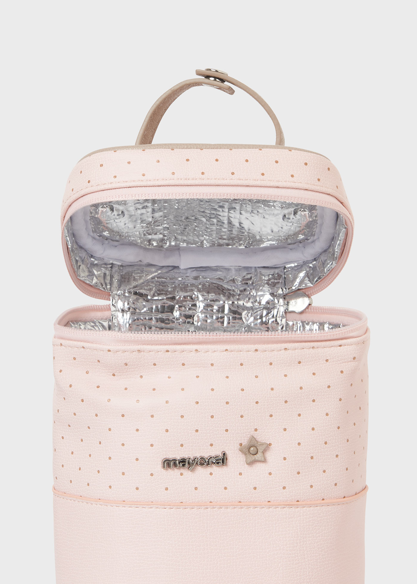 Baby Small Polka Dot Cooler Bag Pink | Mayoral ®