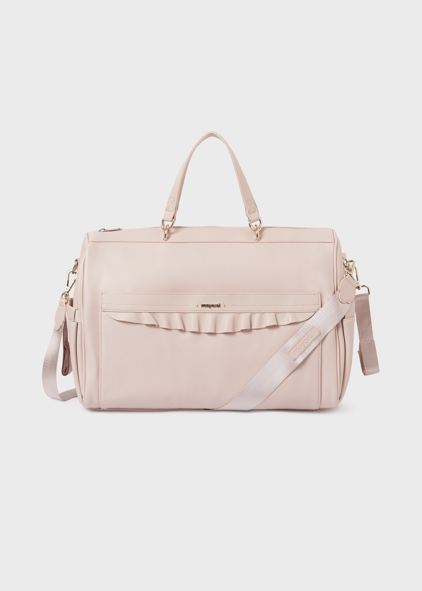 Mayoral Baby Grey Leatherette Diaper Handbag