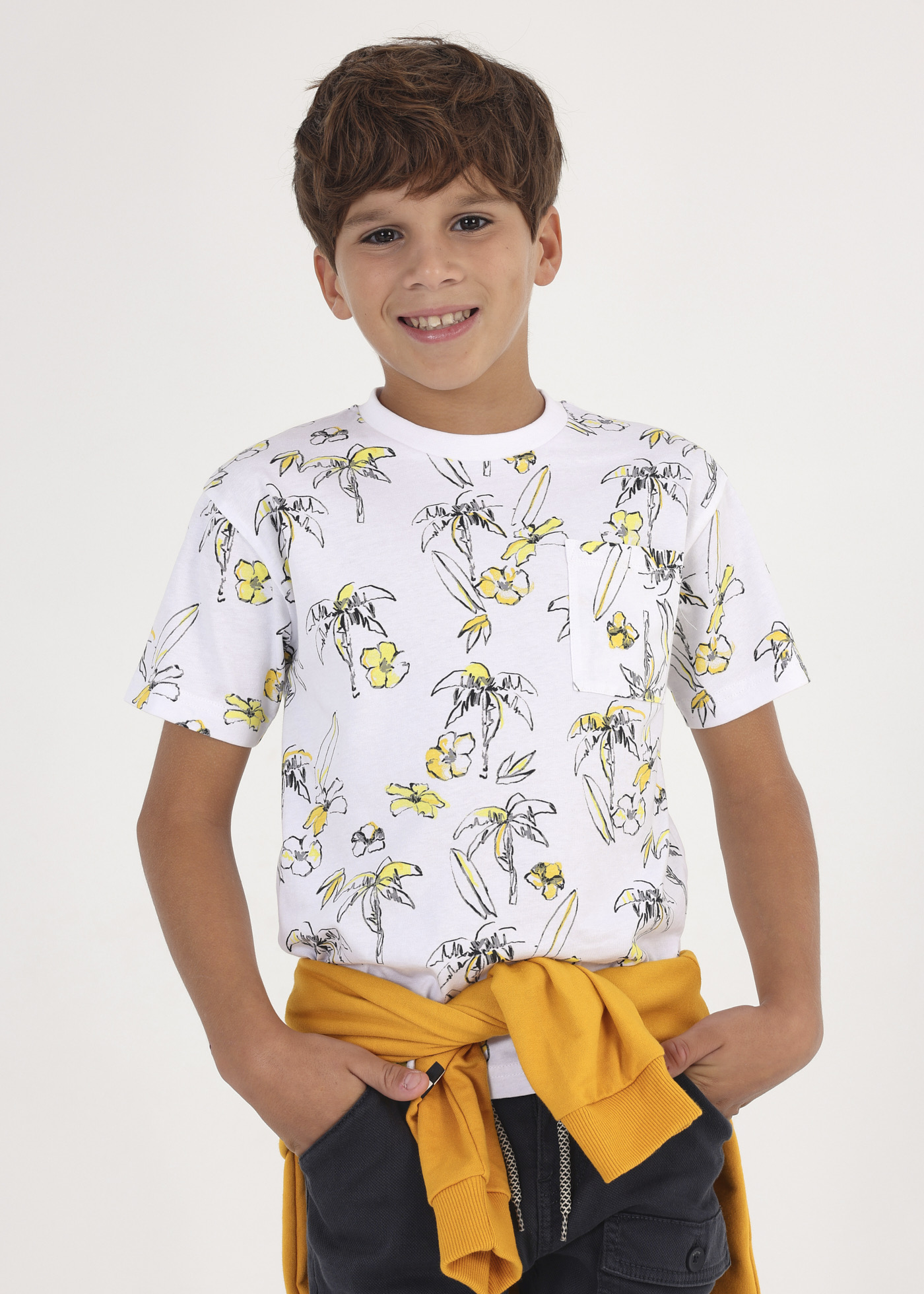 Sustainable Cotton Printed TShirt Boy Mayoral