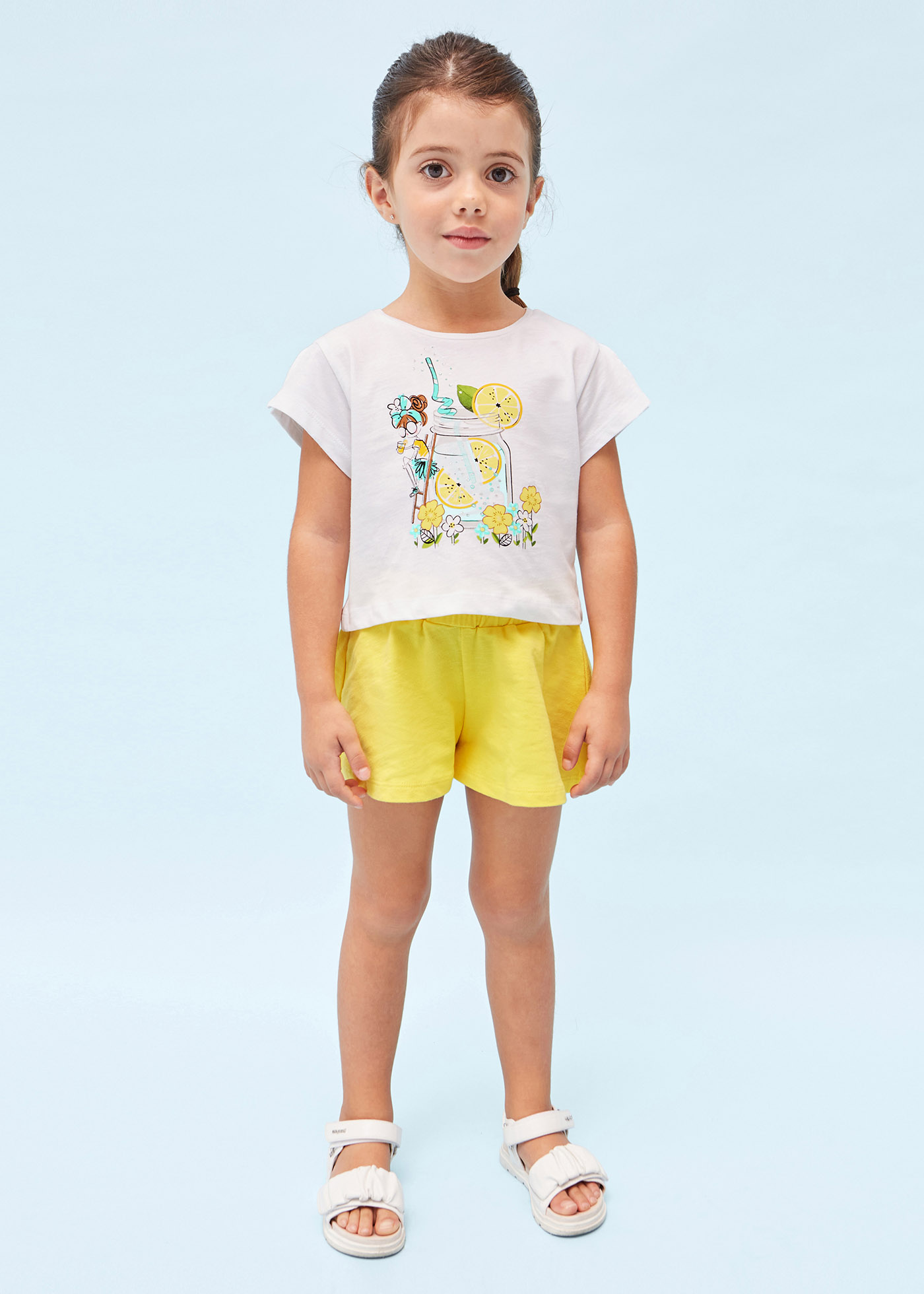 2 piece sustainable cotton set girl | Mayoral