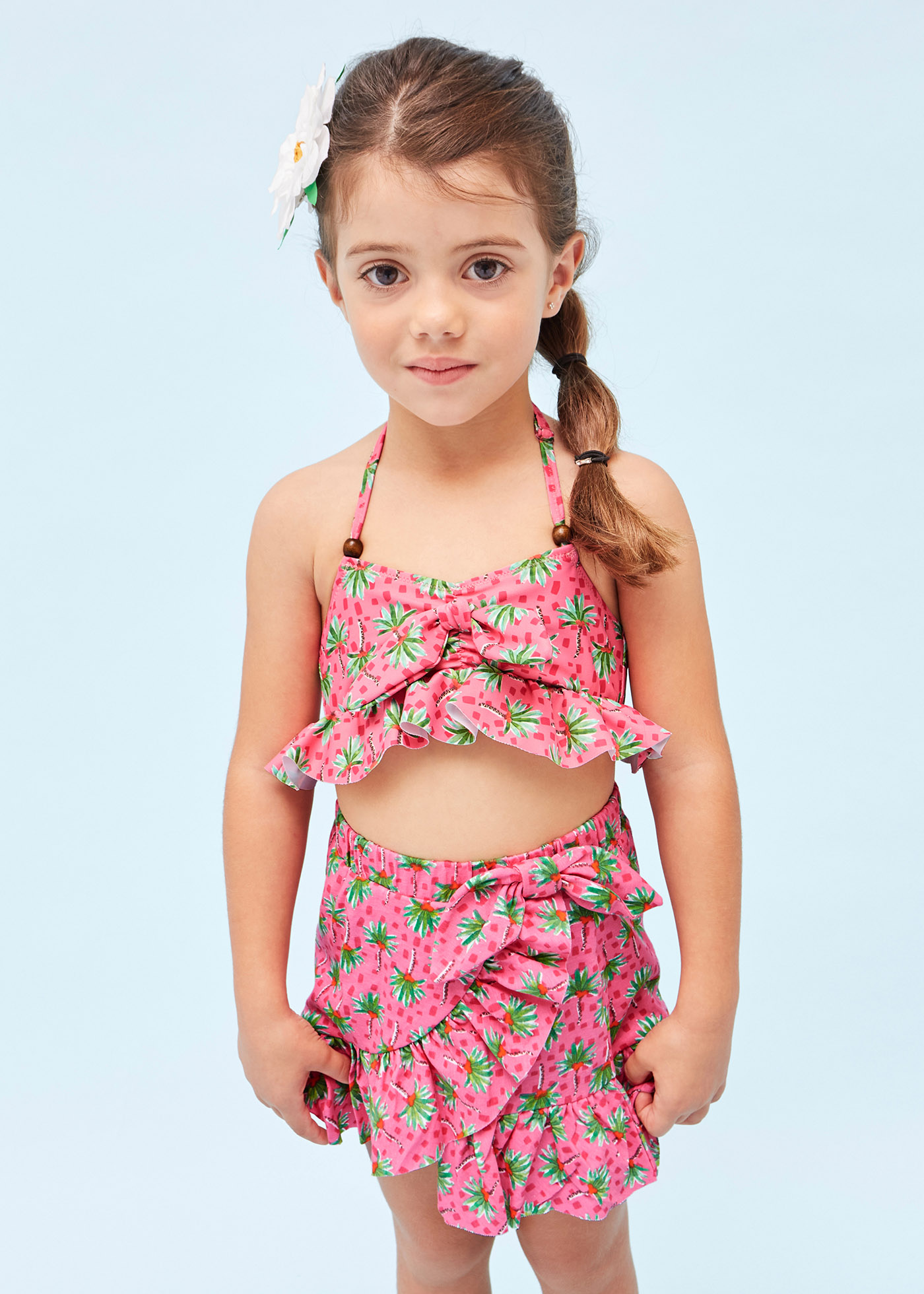 Bikini con holán para niña Mayoral
