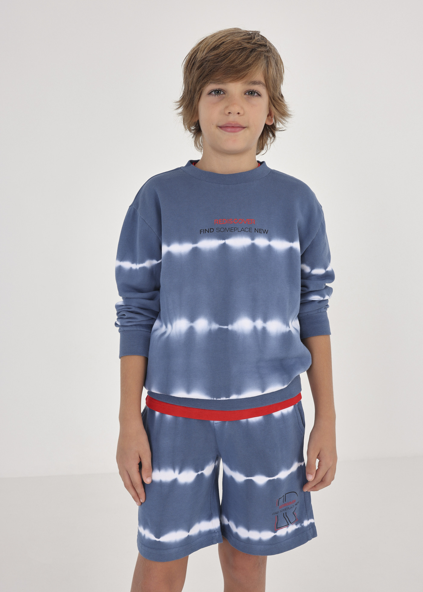 Cotton Tie Dye Shorts Boy Mayoral