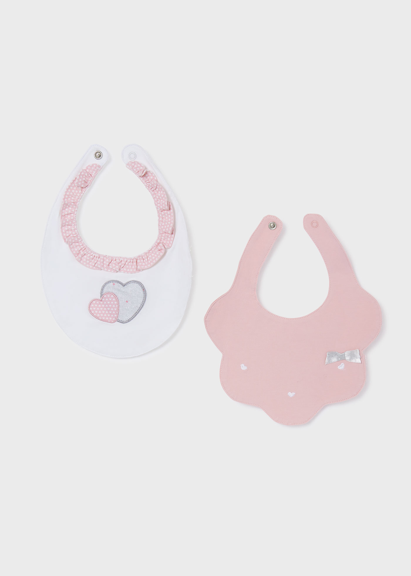 2 Bavaglini In Cotone Organico Per Dentizione - Lavabili, Assorbenti, 0-36 Mesi