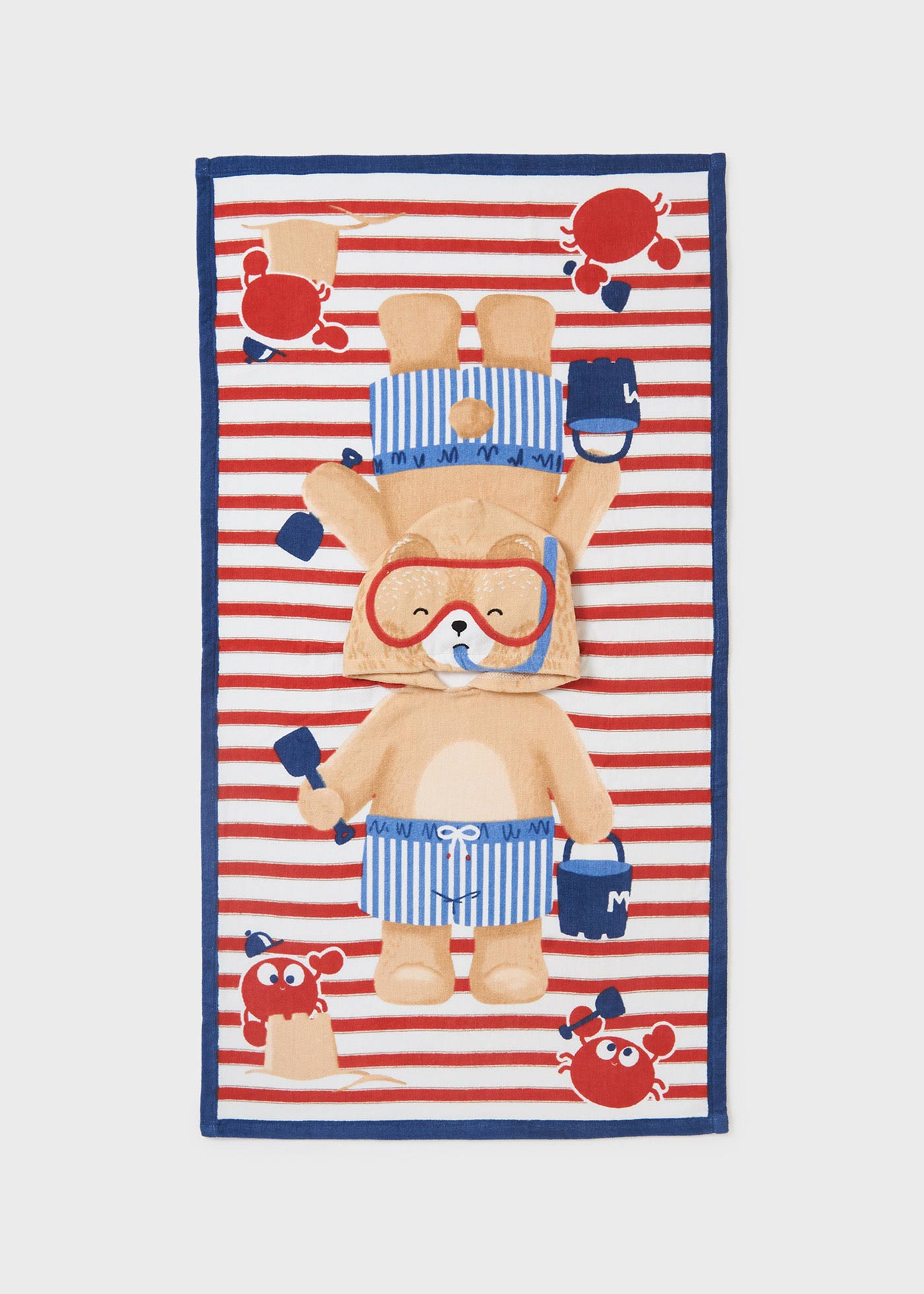 Poncho Serviette Bébé Avec Capuche - 4 Modèles Animaux (lapin, Panda, Ours, Chiot) - Taille 2-4 Ans - Idéal Pour Bain, Plage, Piscine