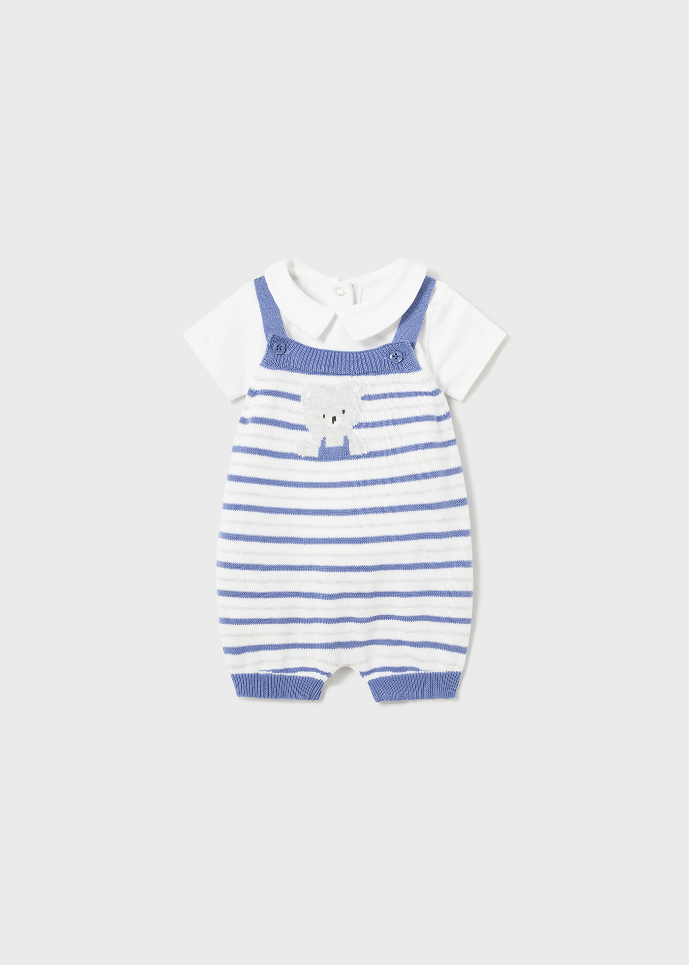 Ensemble 2 Pièces Salopette + Haut Mothercare Garçon Nouveau-né - Neuf étiquettes