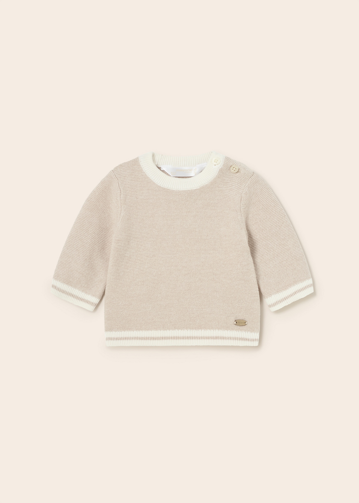 TOM TAILOR Jersey De Punto - Deep Cognac Melange/marrón Claro