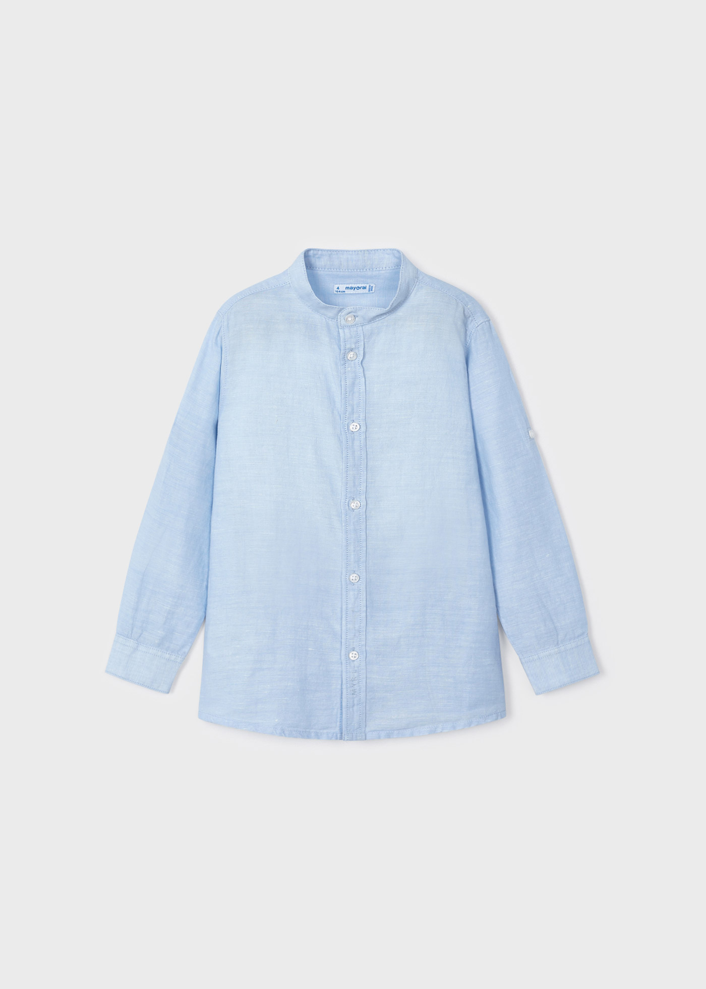 Linen grandad collar shirt boy | Mayoral