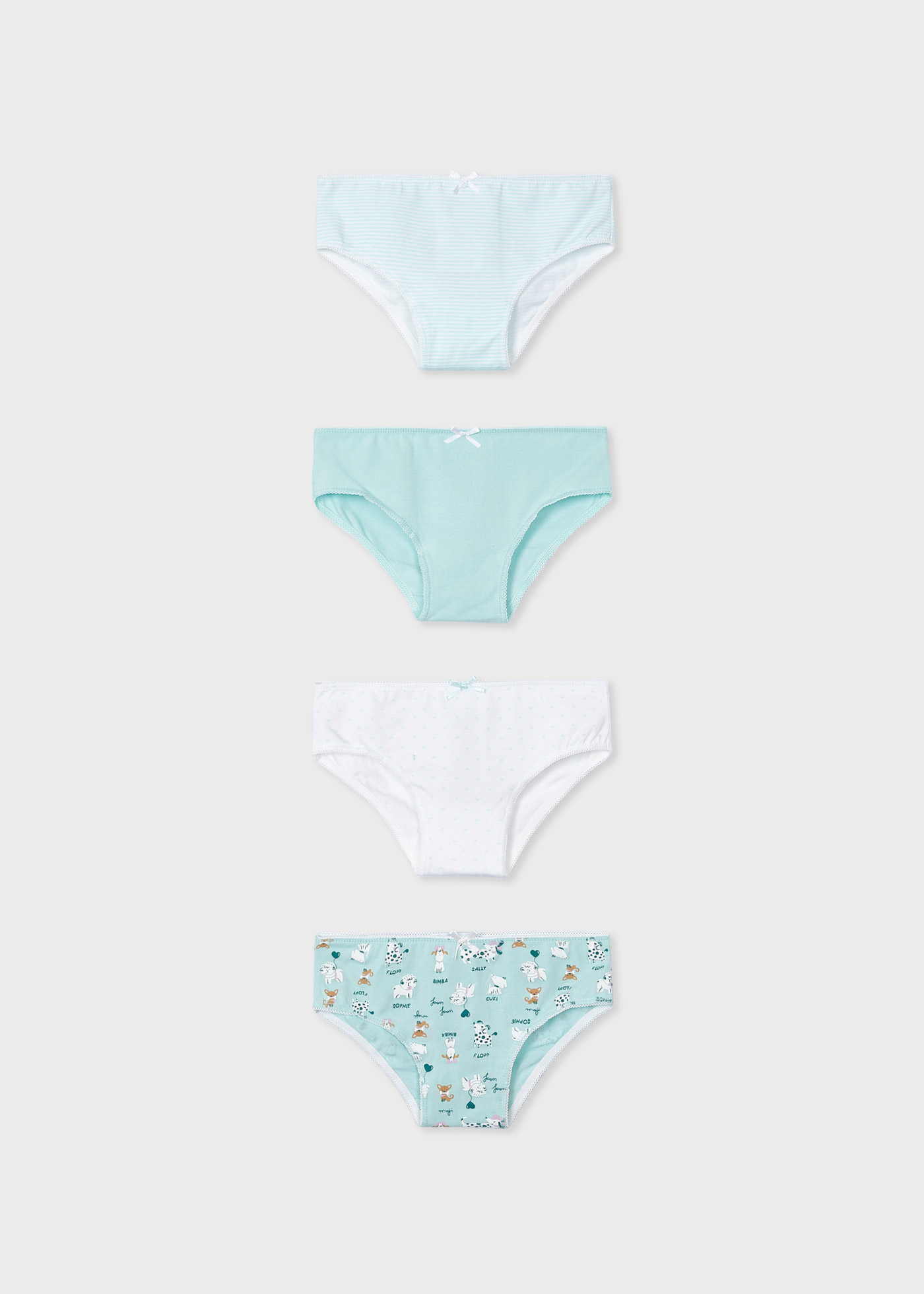 4-Pack Cotton Brief Girl | Mayoral