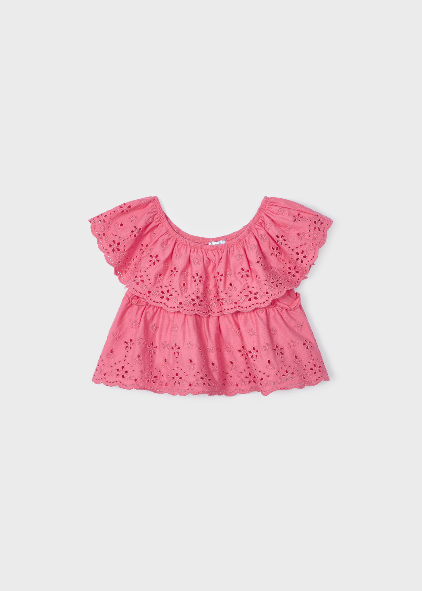 Girl's Sleeveless Blouse, Graphite
