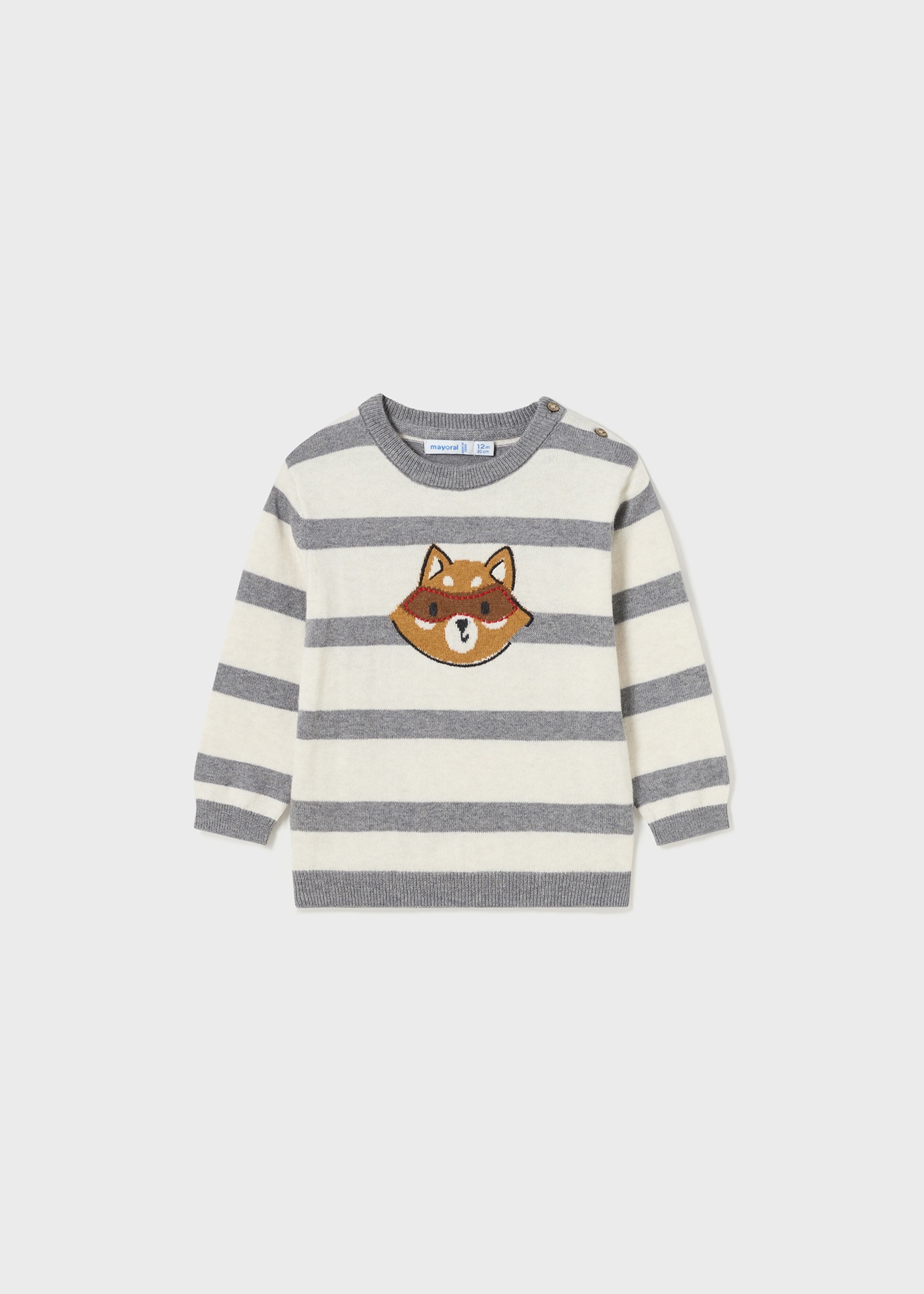 Baby intarsia striped sweater Mayoral