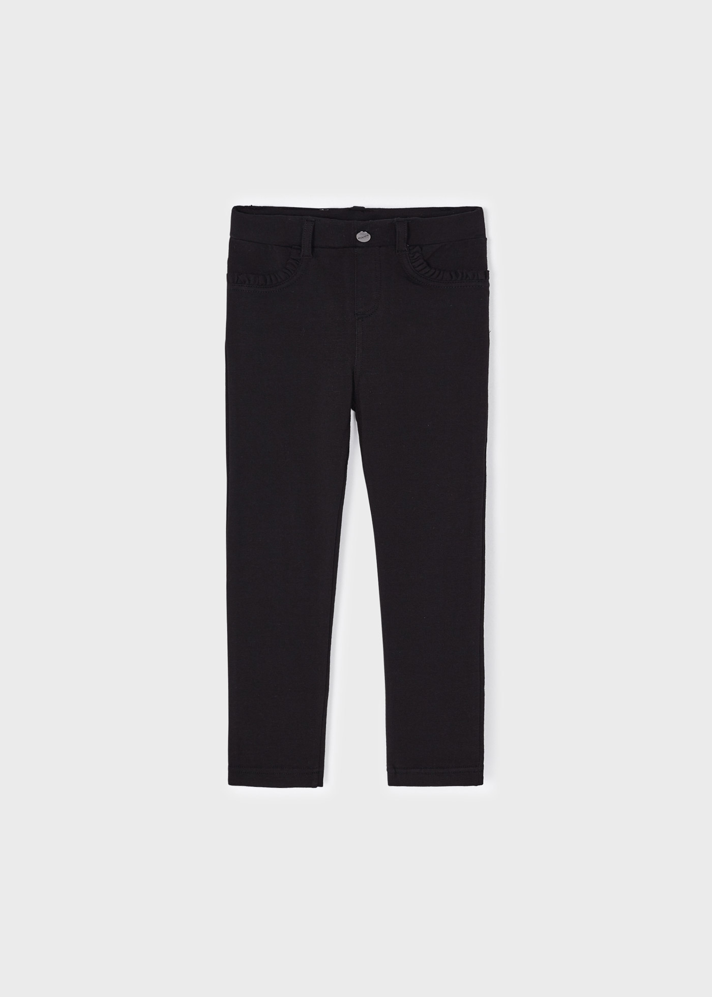 Girls Black Belted Skinny School Trousers (8-16yrs) - Matalan