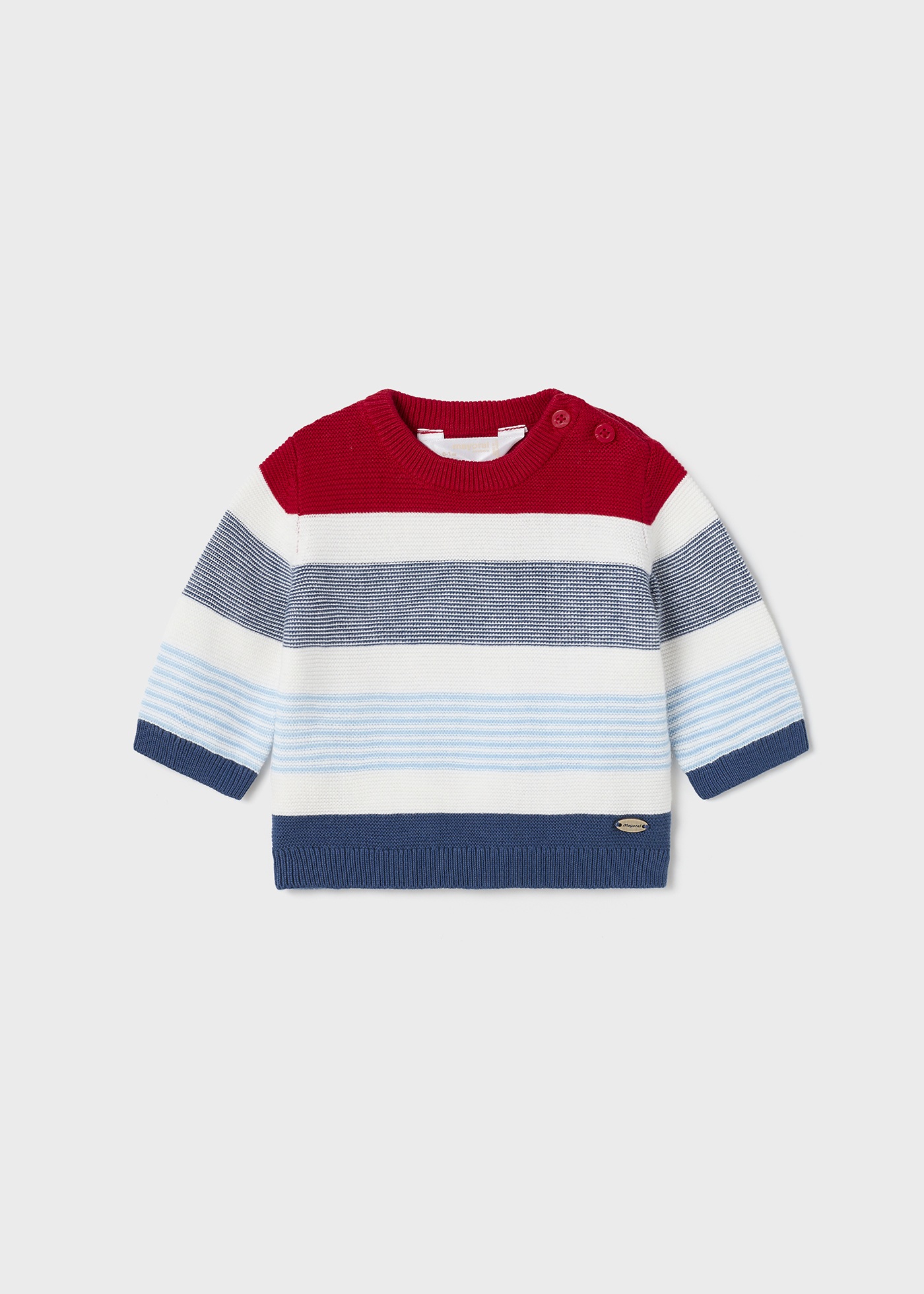 Sustainable cotton knit jumper newborn Mayoral