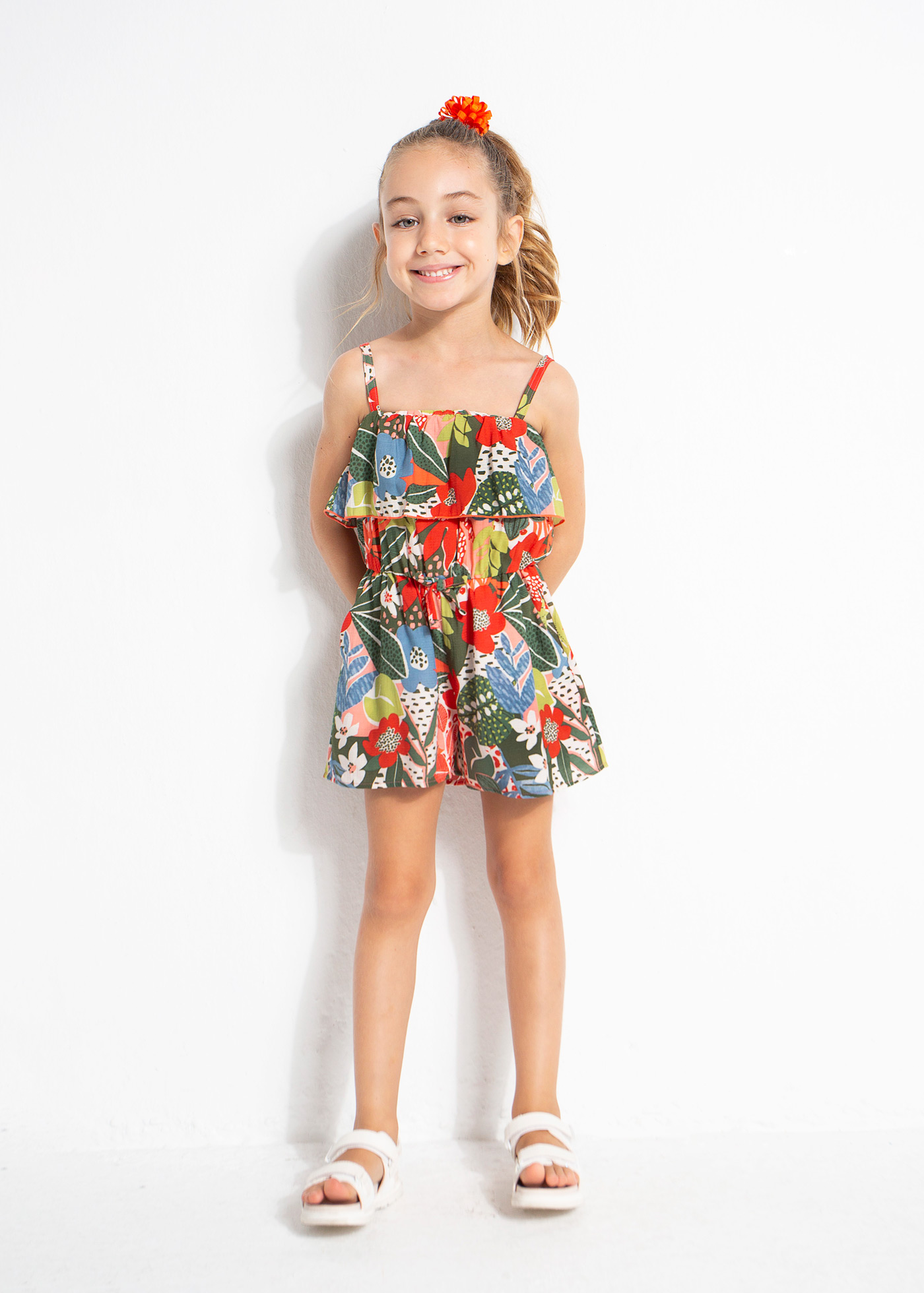 Printed Romper Girl | Mayoral
