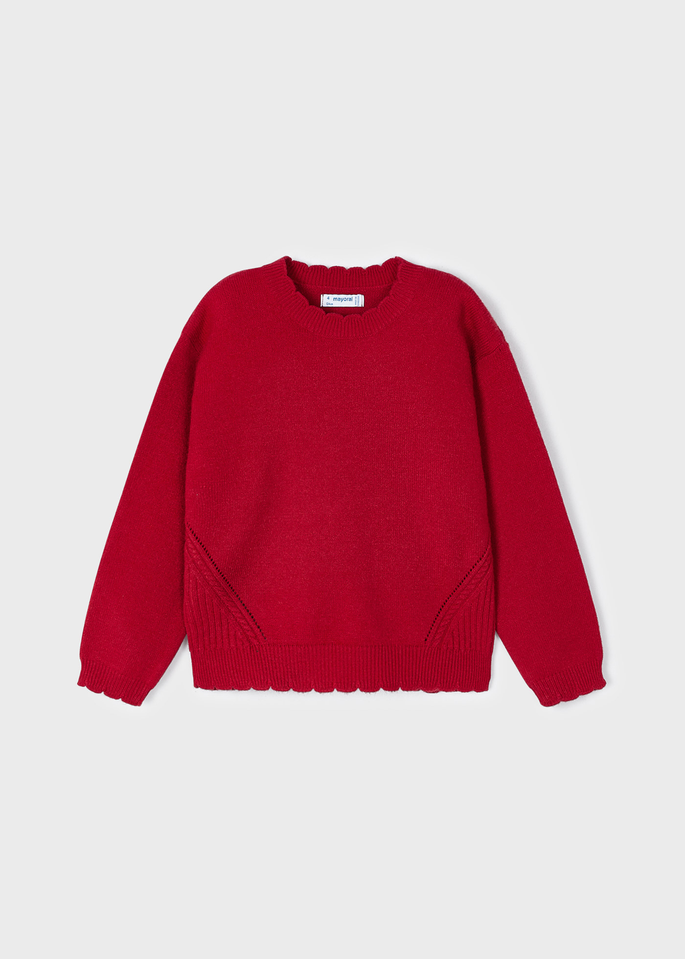 Girls crew hot sale neck sweater