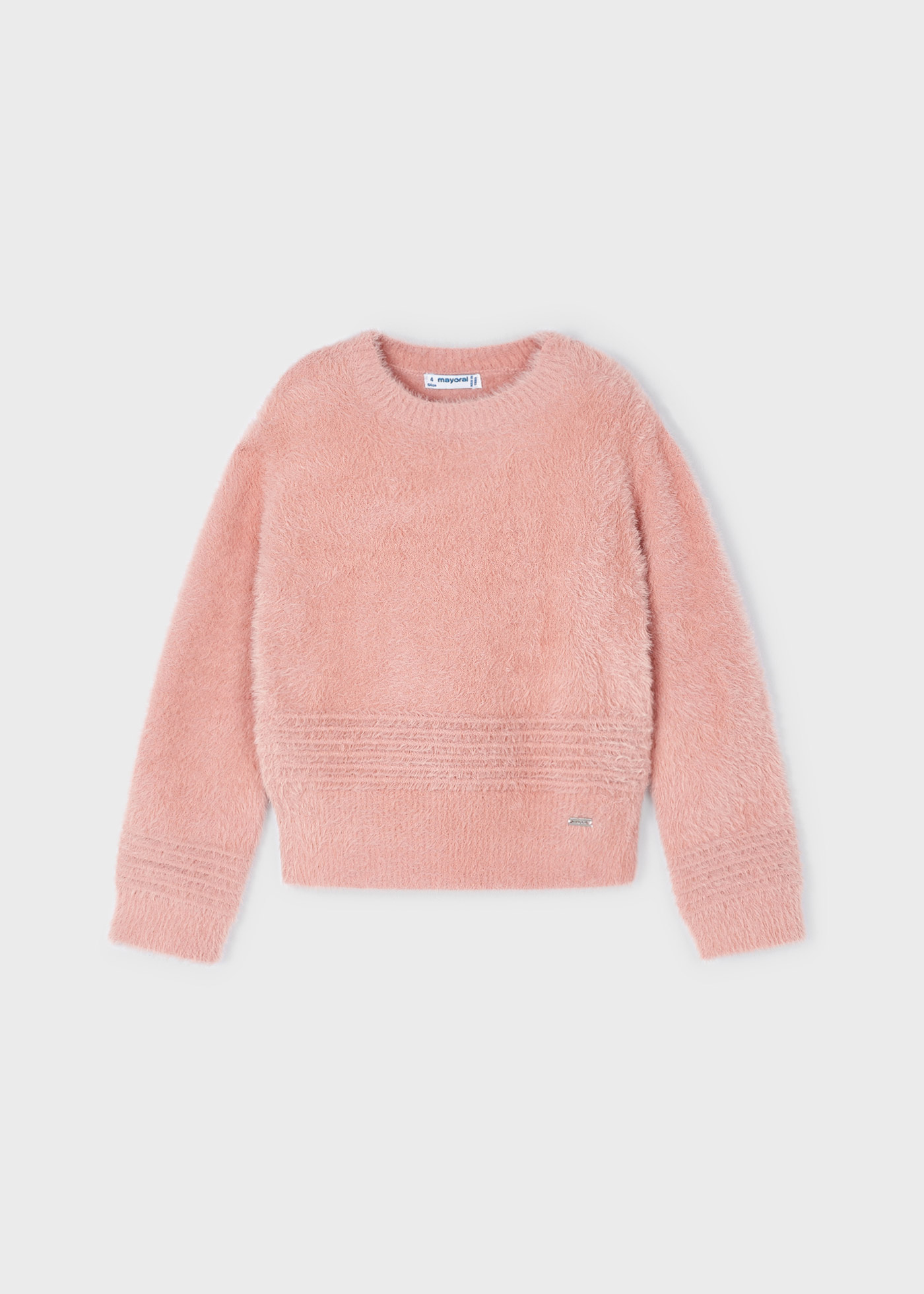 Faux fur knit sweater girl | Mayoral ®