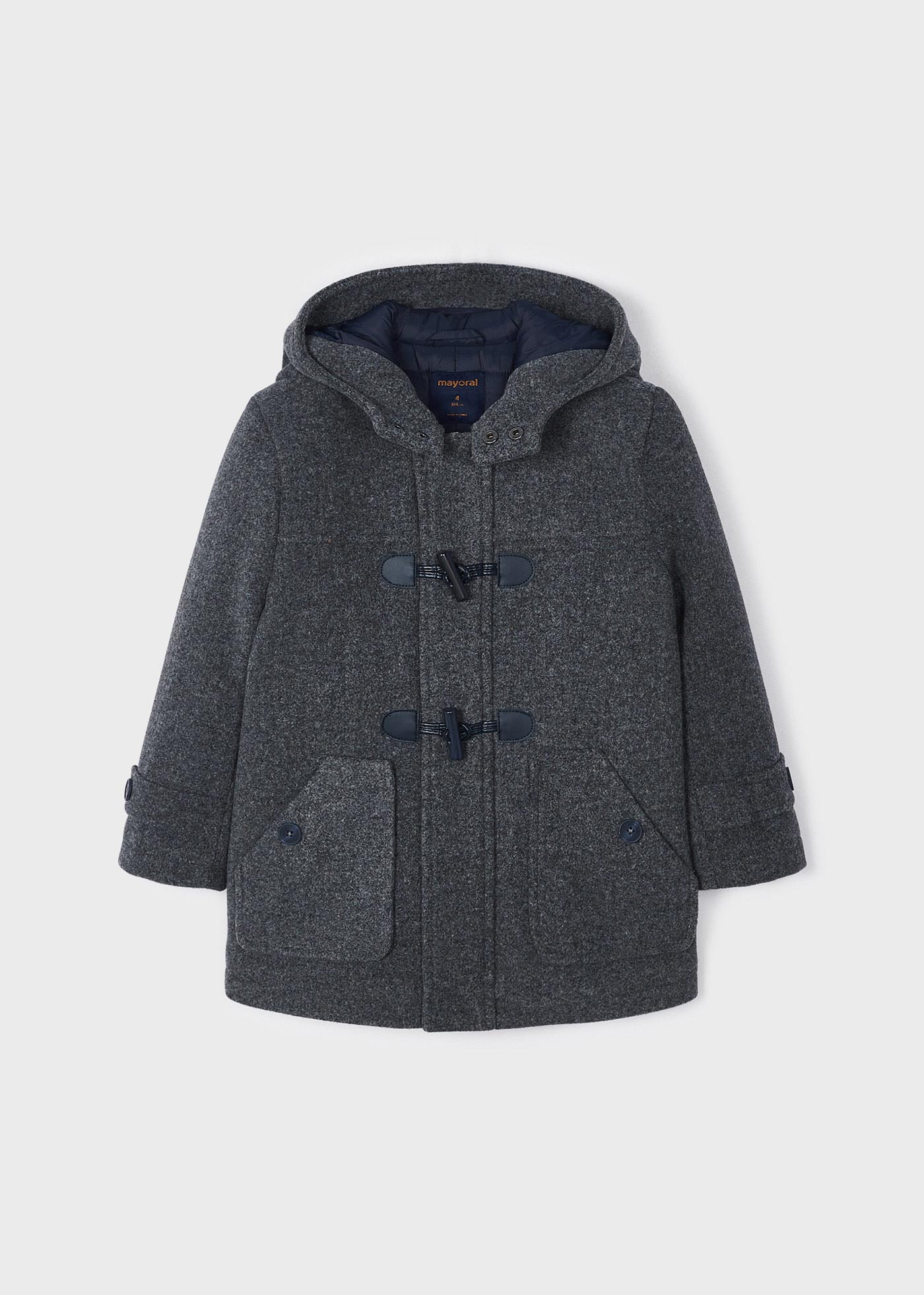 Boys grey 2024 duffle coat