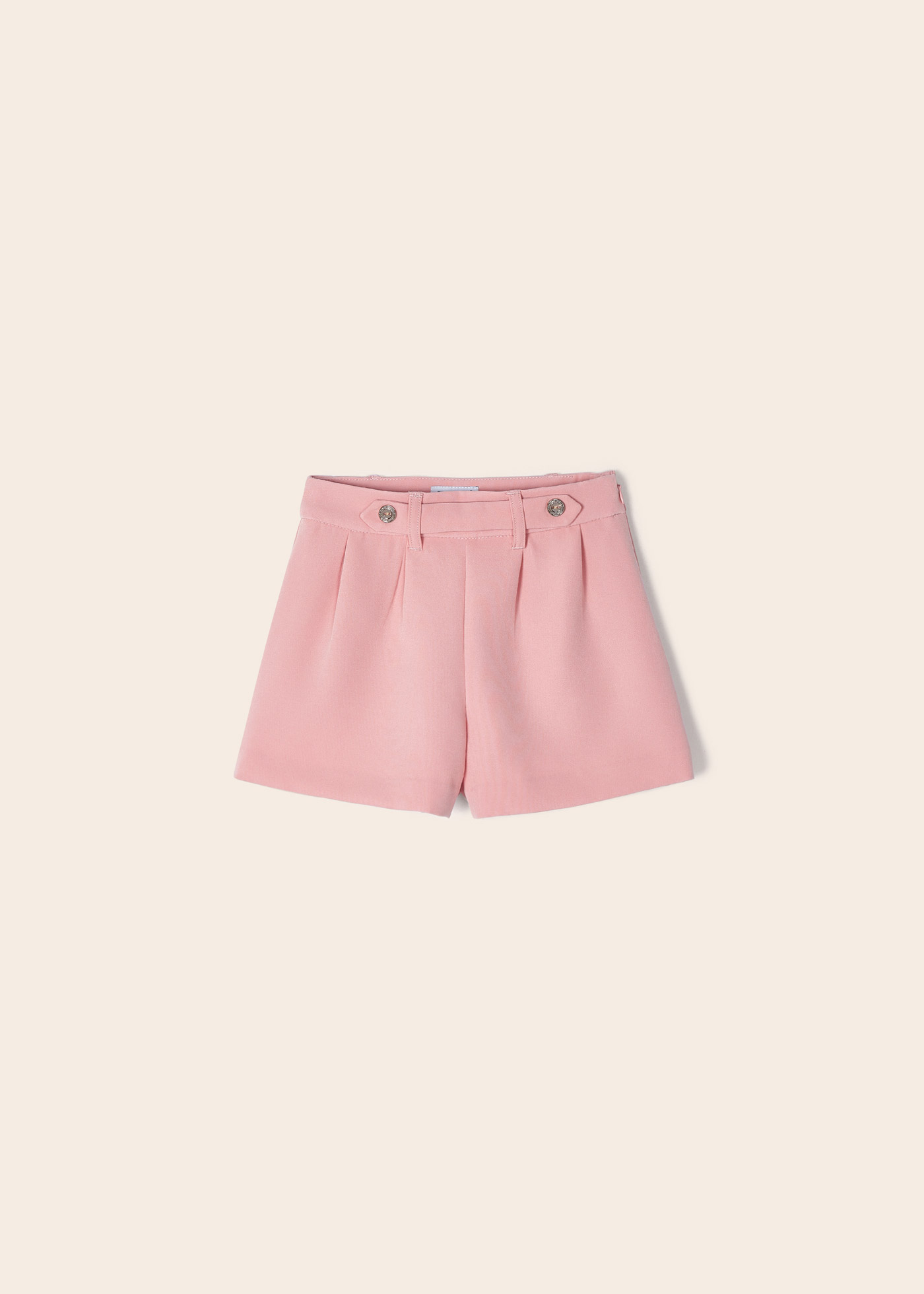 Pantaloncini Mayoral Con Cintura Per Bambina - Cotone Beige - Collezione Primavera/Estate 2023 - Foto 11