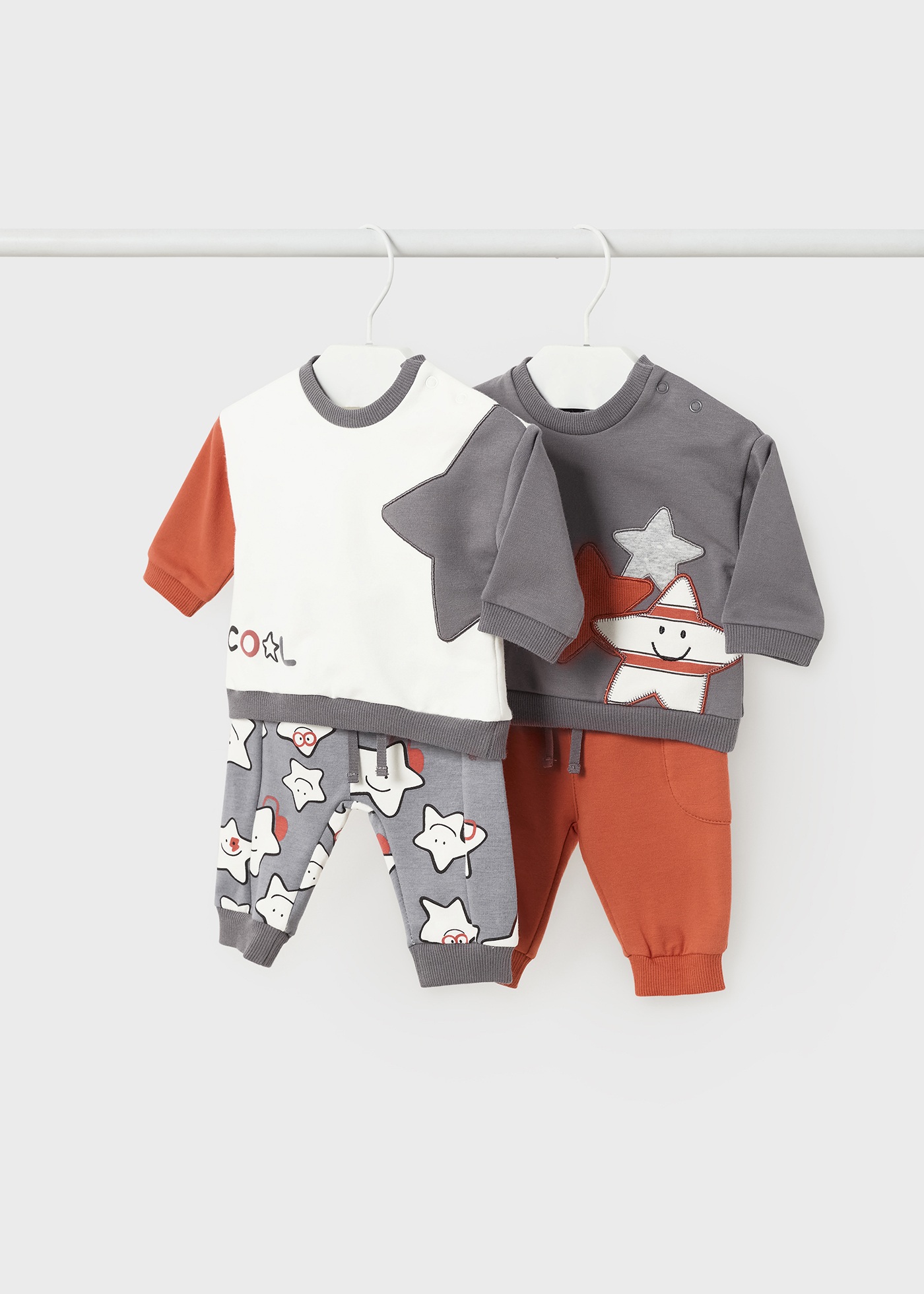 Newborn 3-Piece Tracksuit Set in Moss