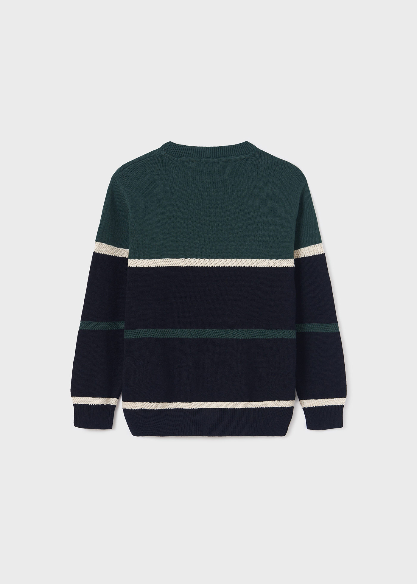 Colorblock best sale crewneck sweater