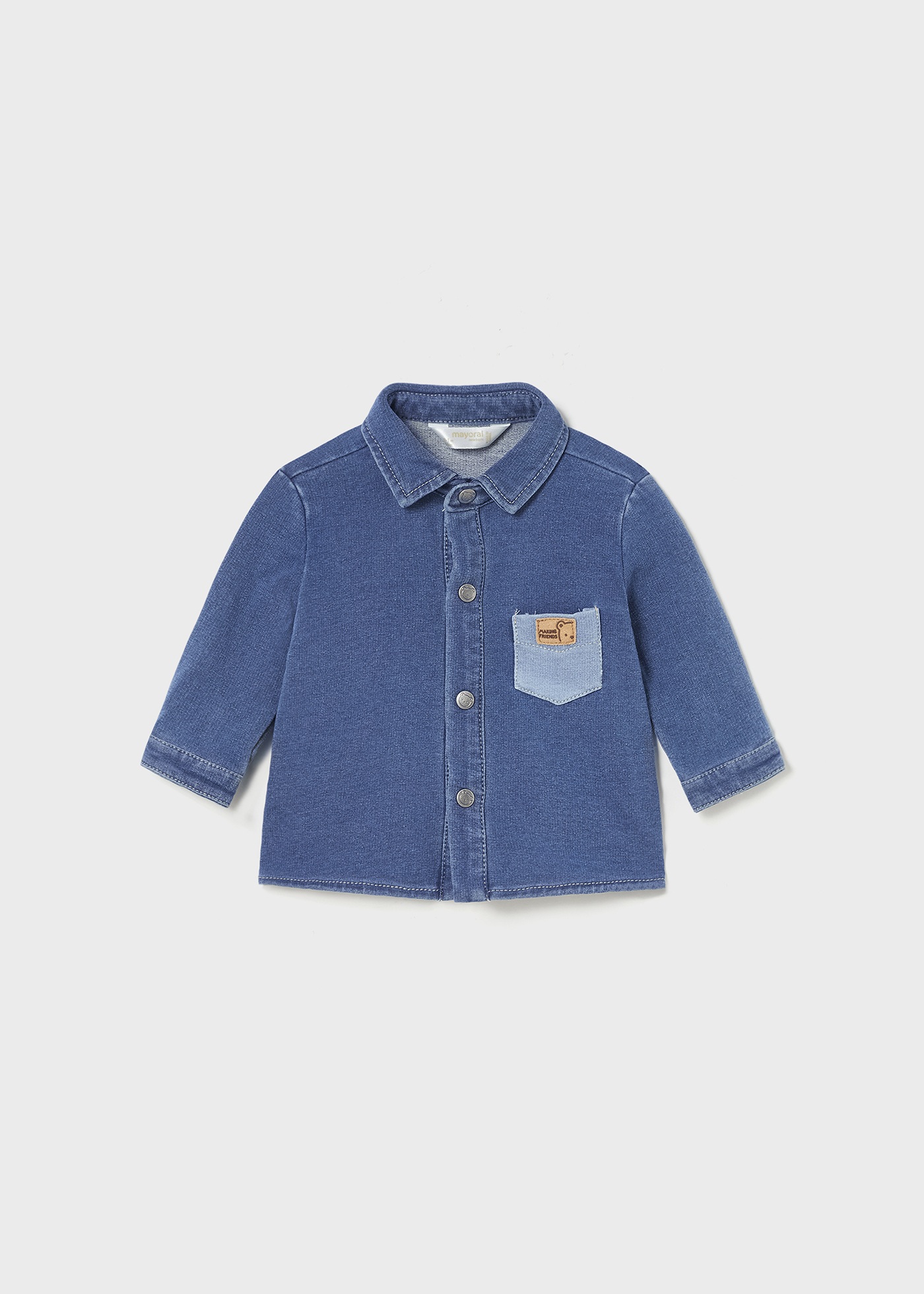 Newborn baby denim shirt Better Cotton Mayoral